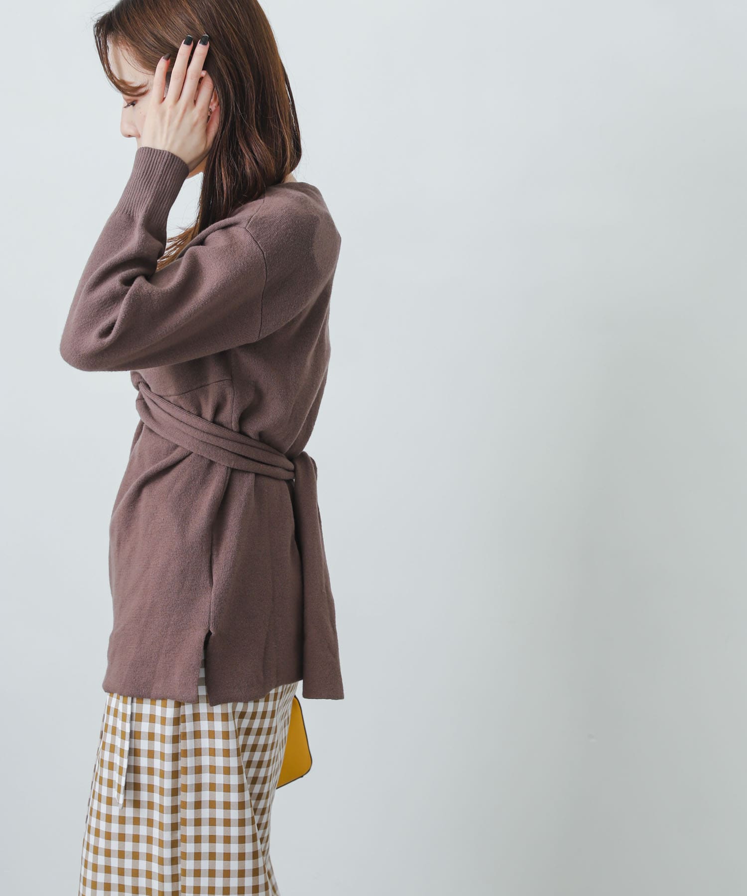 ツイストチュニックセーター MOCHA FREE