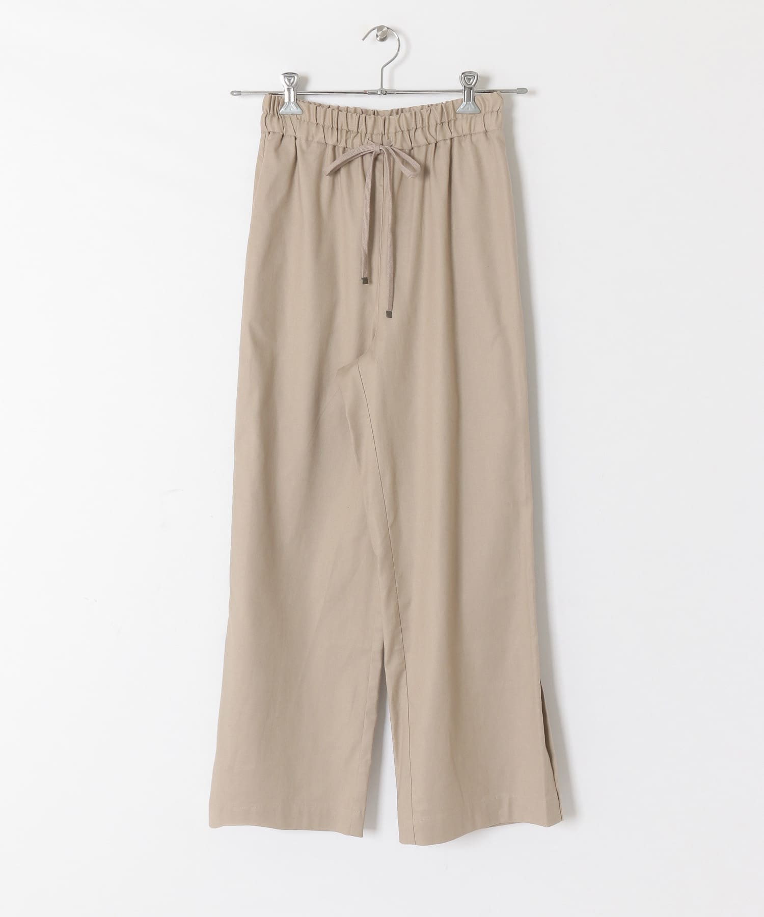 スリットワイドパンツ GREIGE S