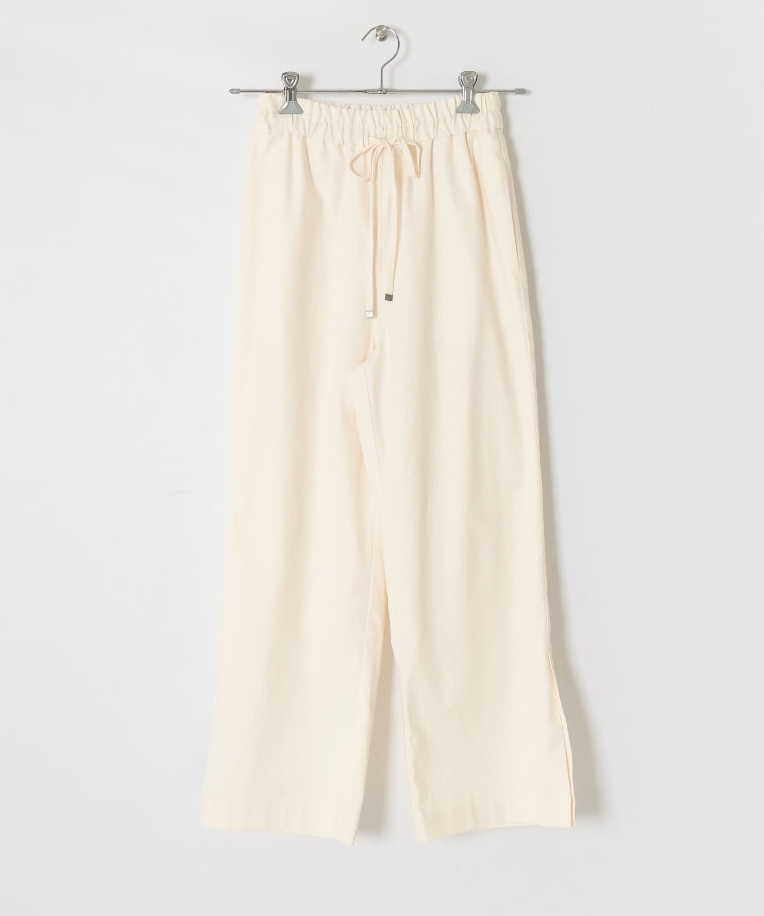 スリットワイドパンツ IVORY S