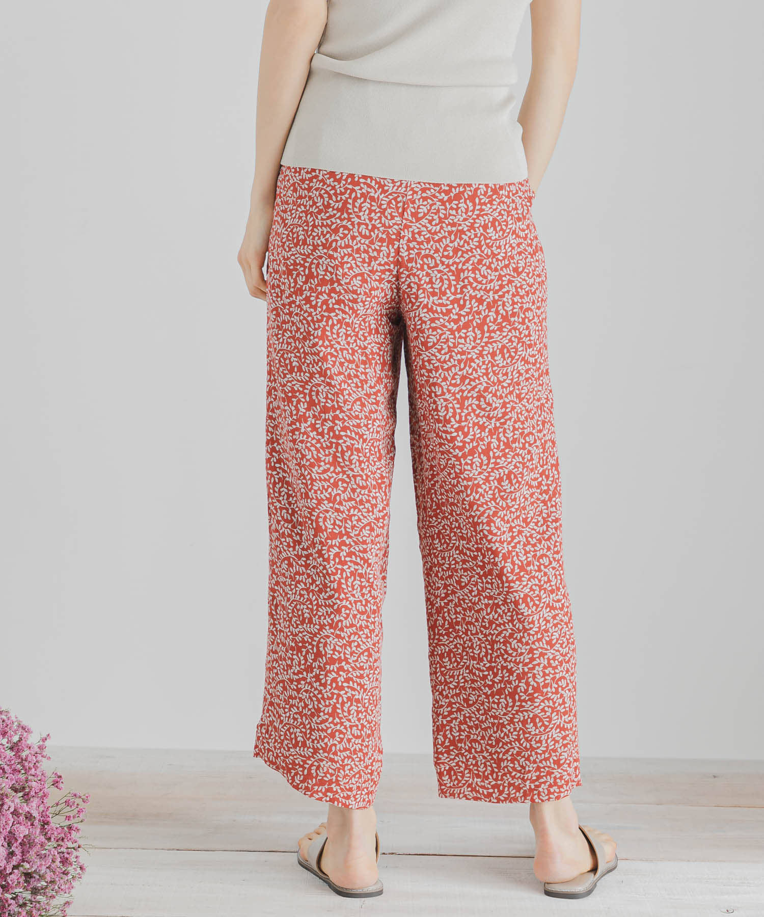 ワイドストレートヨウリュウパンツ TERRACOTTA FREE