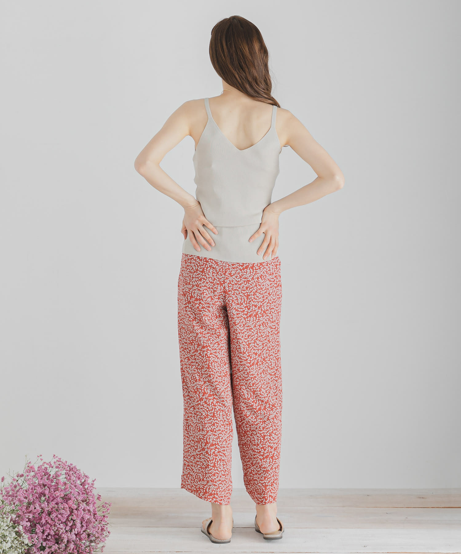 ワイドストレートヨウリュウパンツ TERRACOTTA FREE