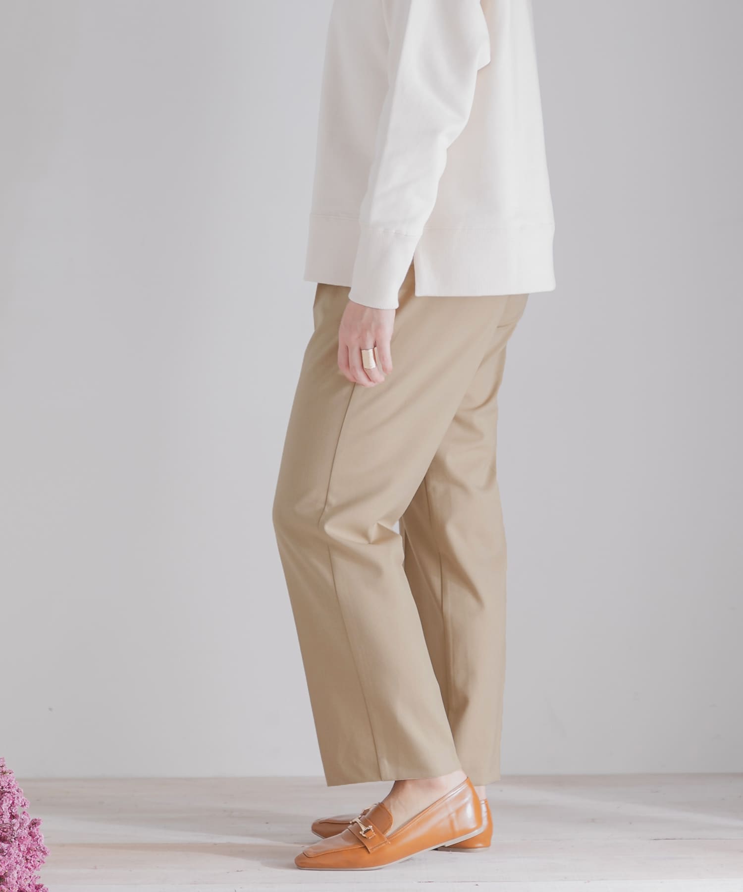 CARREMANテーパードパンツ BEIGE XS