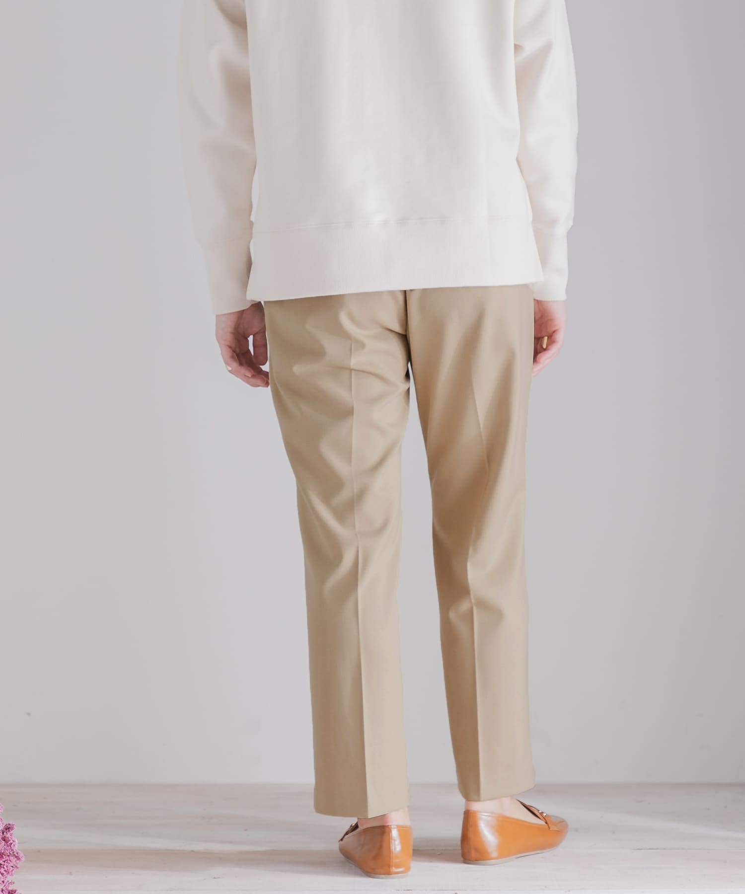 CARREMANテーパードパンツ BEIGE XS