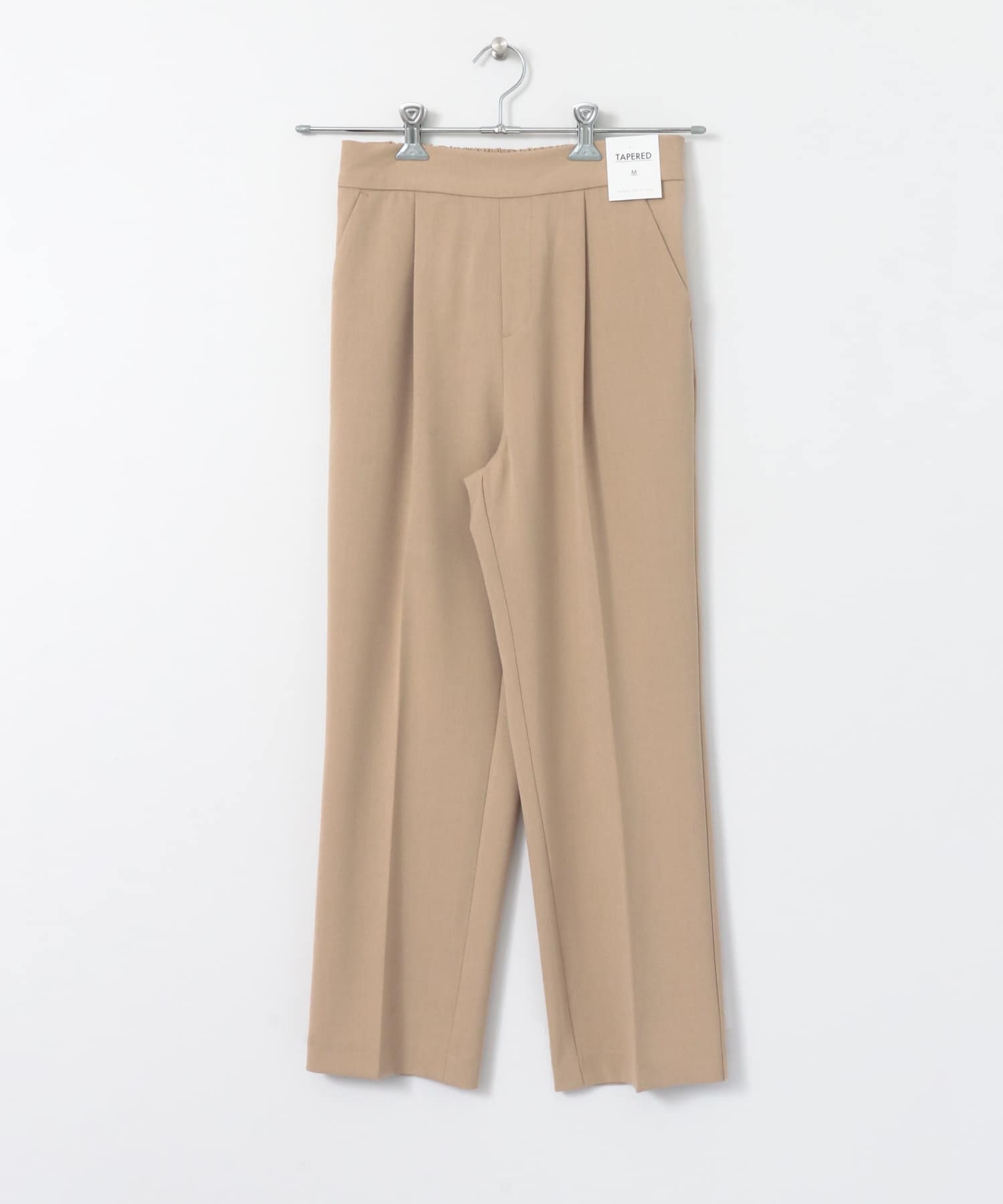 CARREMANテーパードパンツ BEIGE S