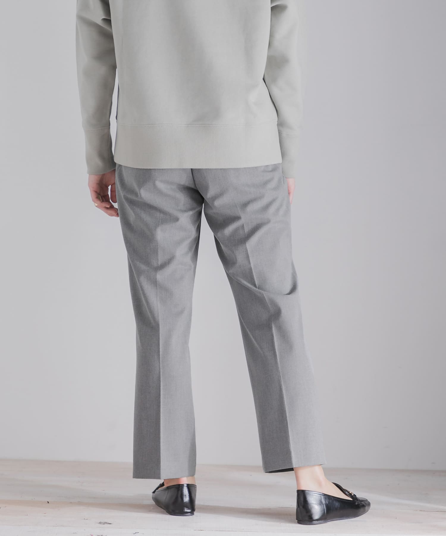 CARREMANテーパードパンツ L.GRAY XS