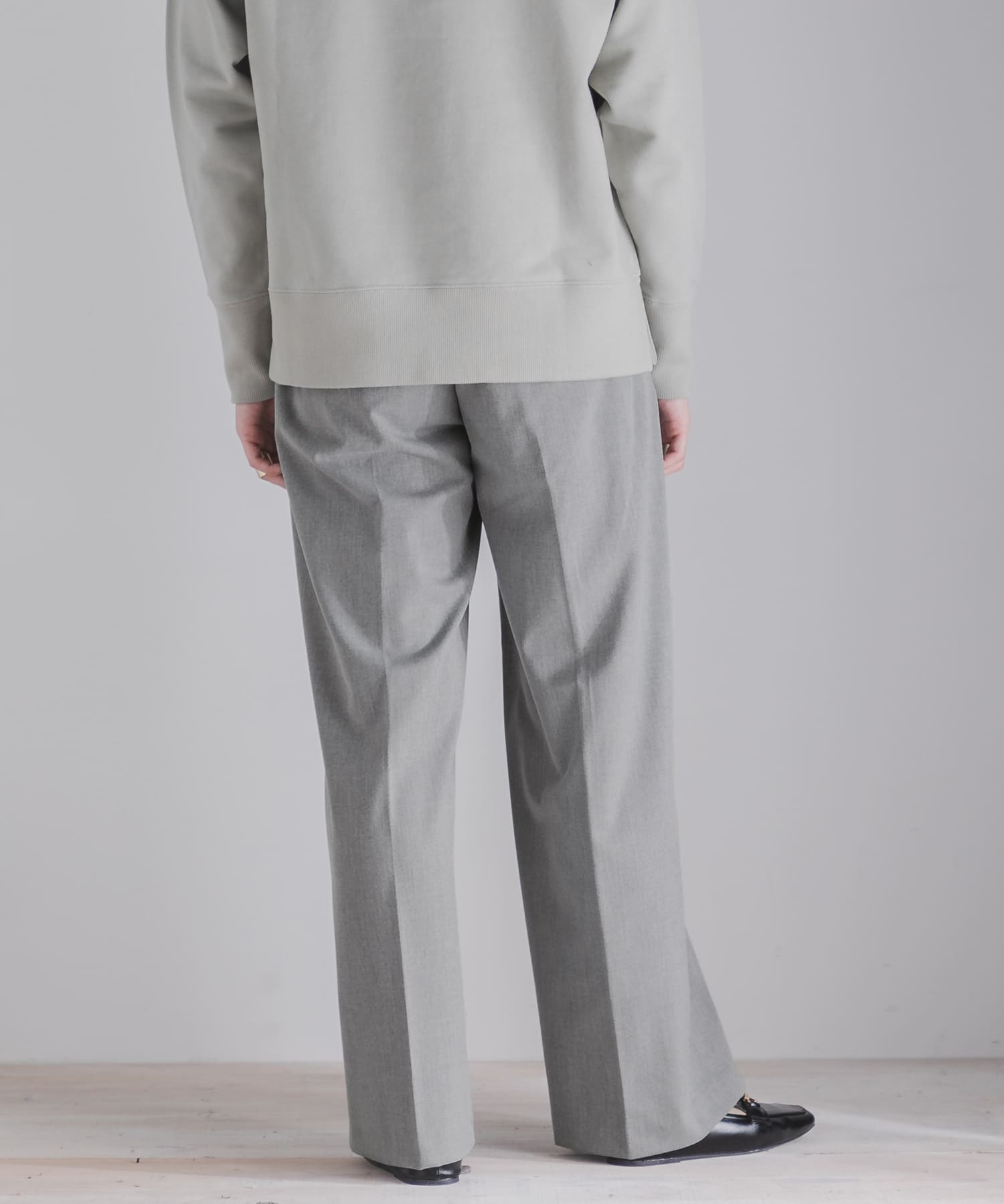 CARREMANワイドパンツ L.GRAY XS