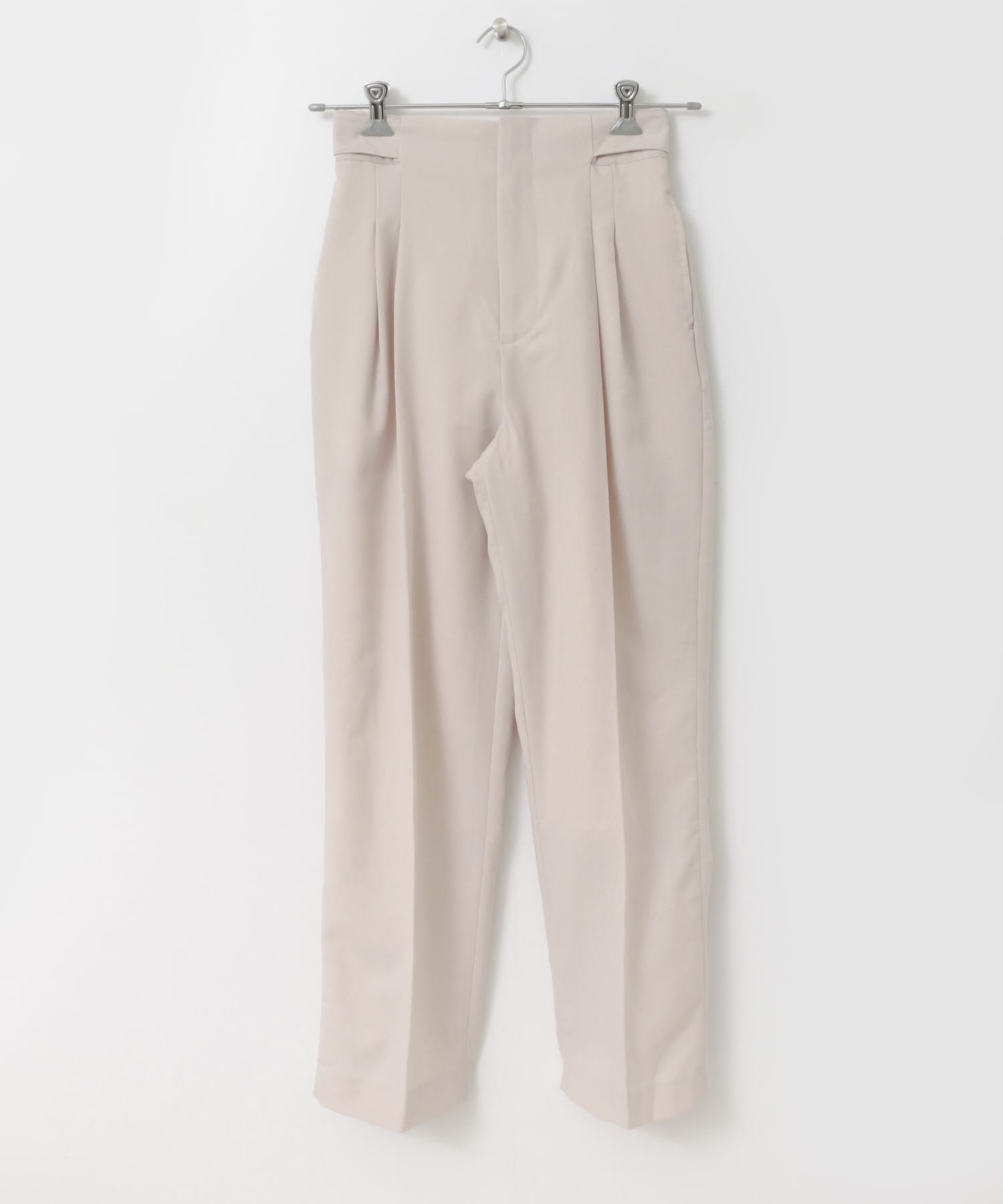 ツイルテーパードパンツ GREIGE S