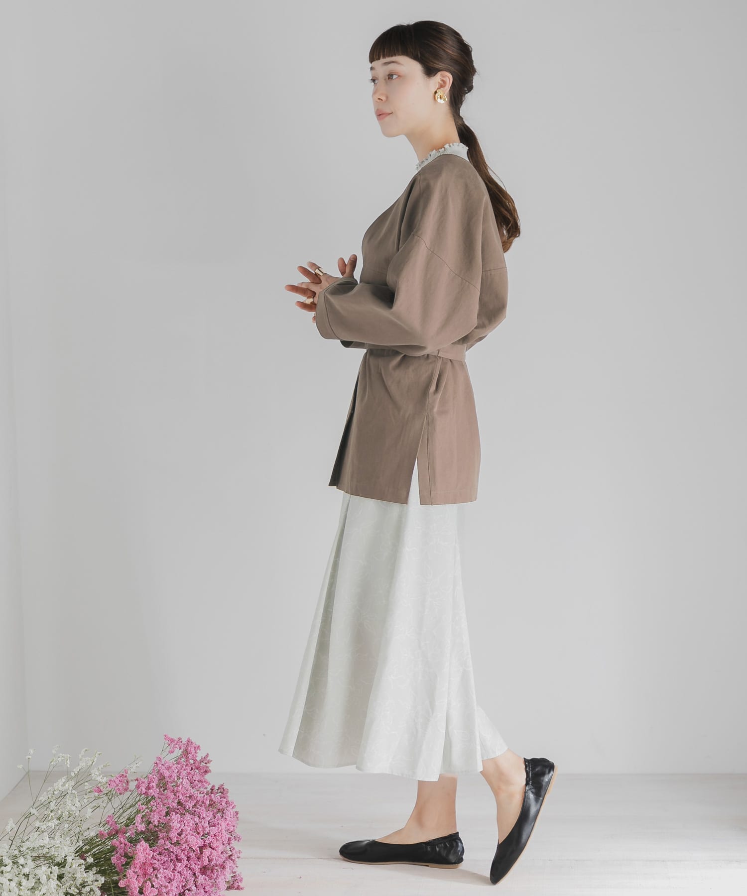 楽天市場】F by ROSSO ツイードノーカラージャケット／アーバン