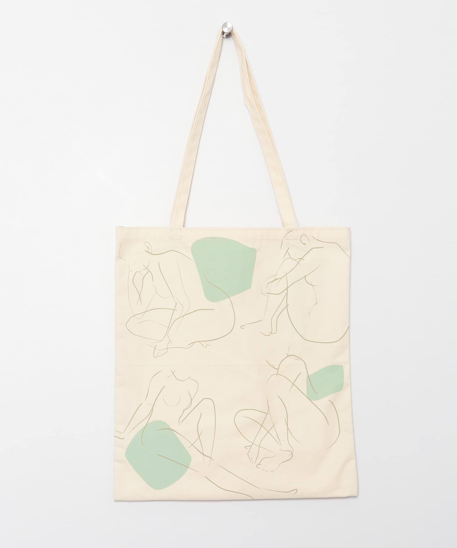 オーガニックコットントートバッグ GREEN FREE