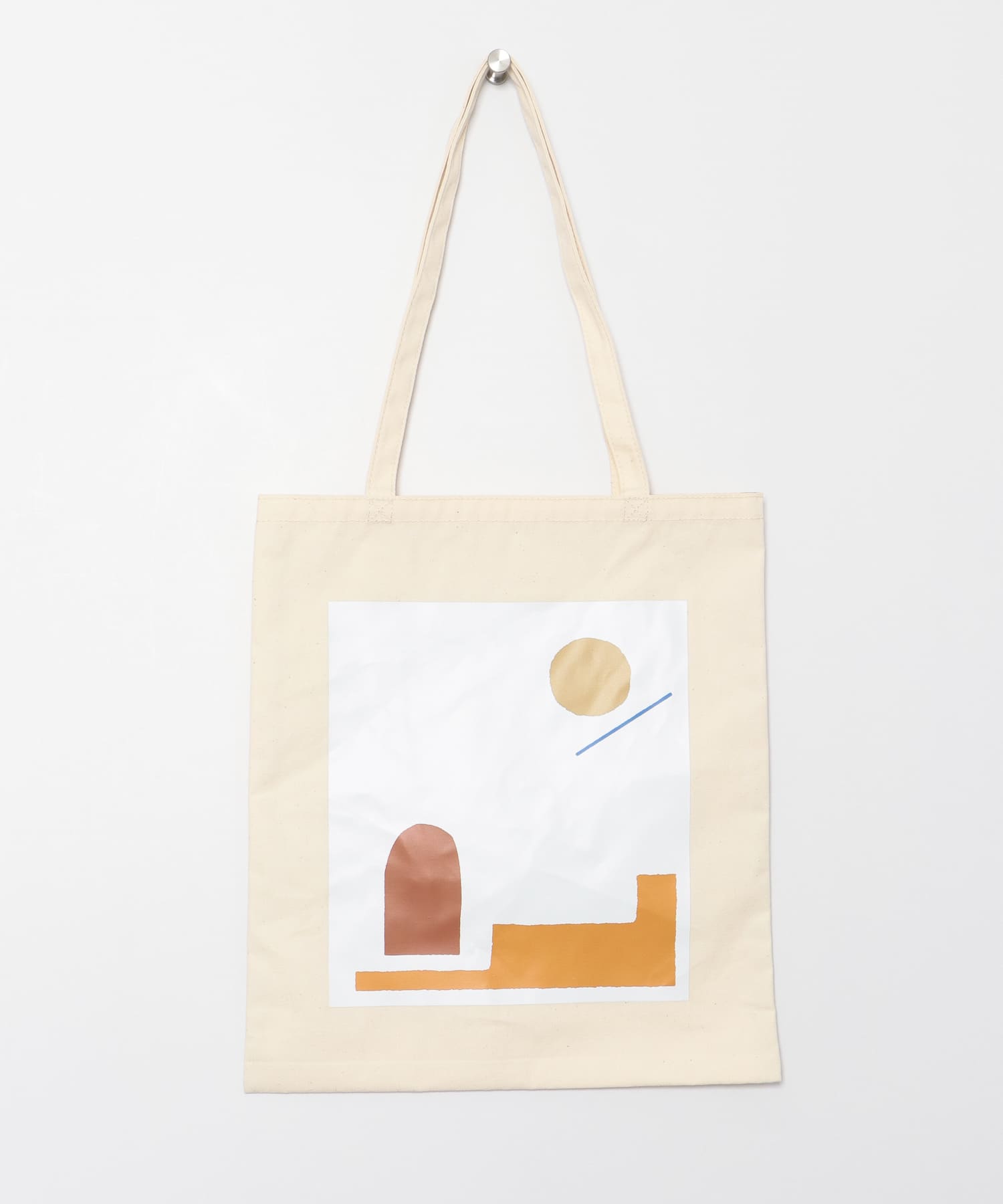 オーガニックコットントートバッグ WHITE FREE