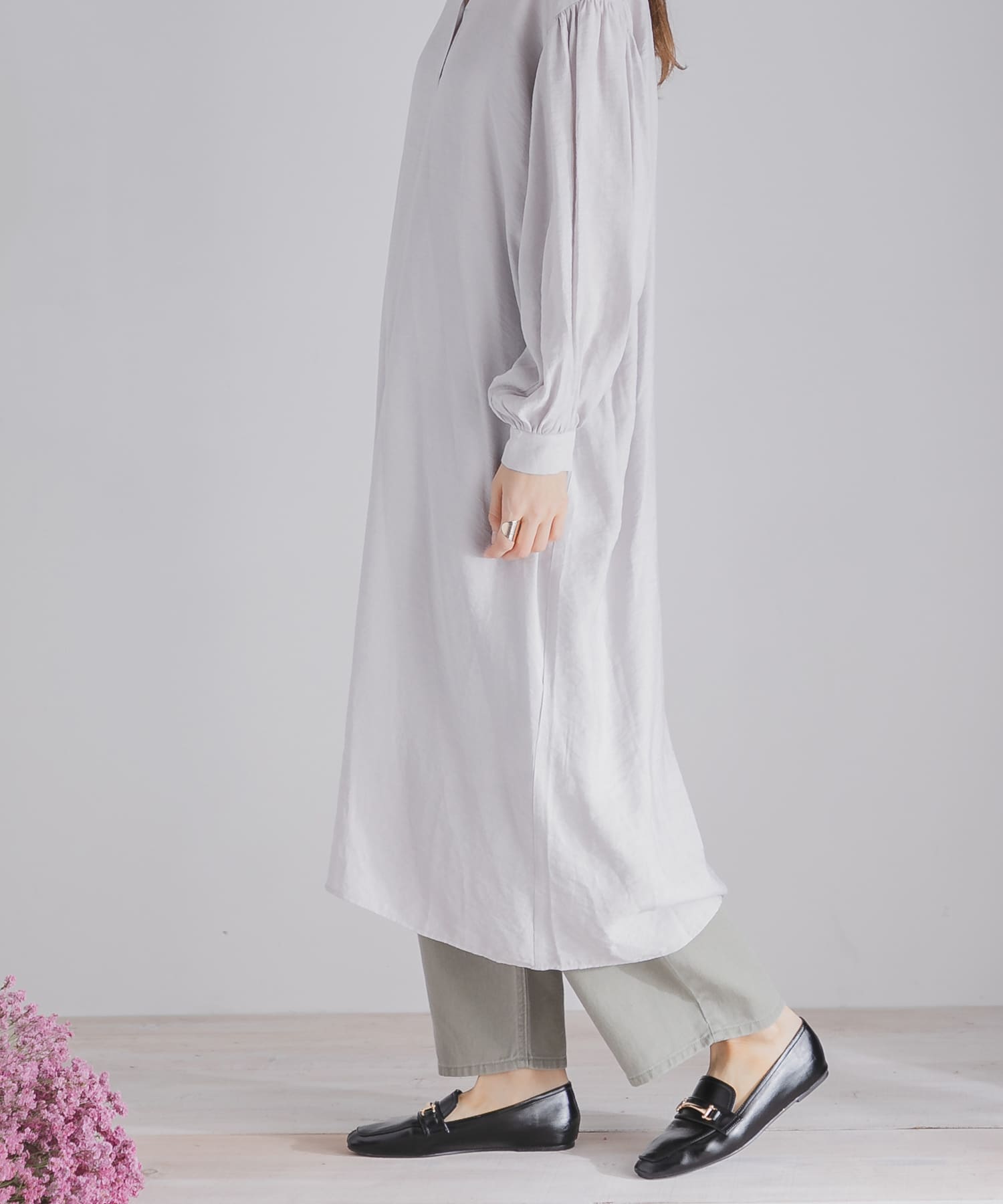 ソフトフェイクレザービットローファー BLACK S