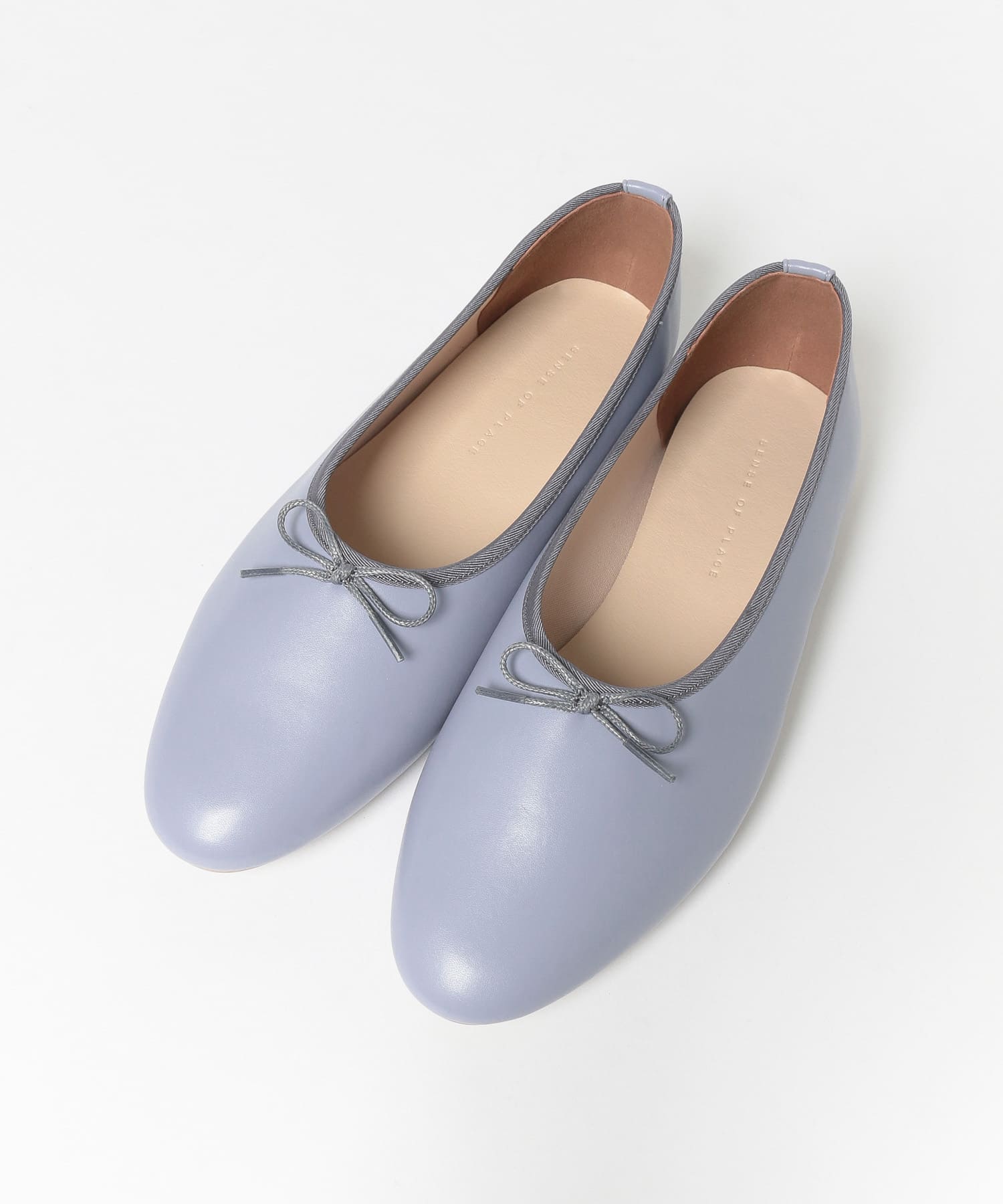 甲深バレエシューズ BLUE M