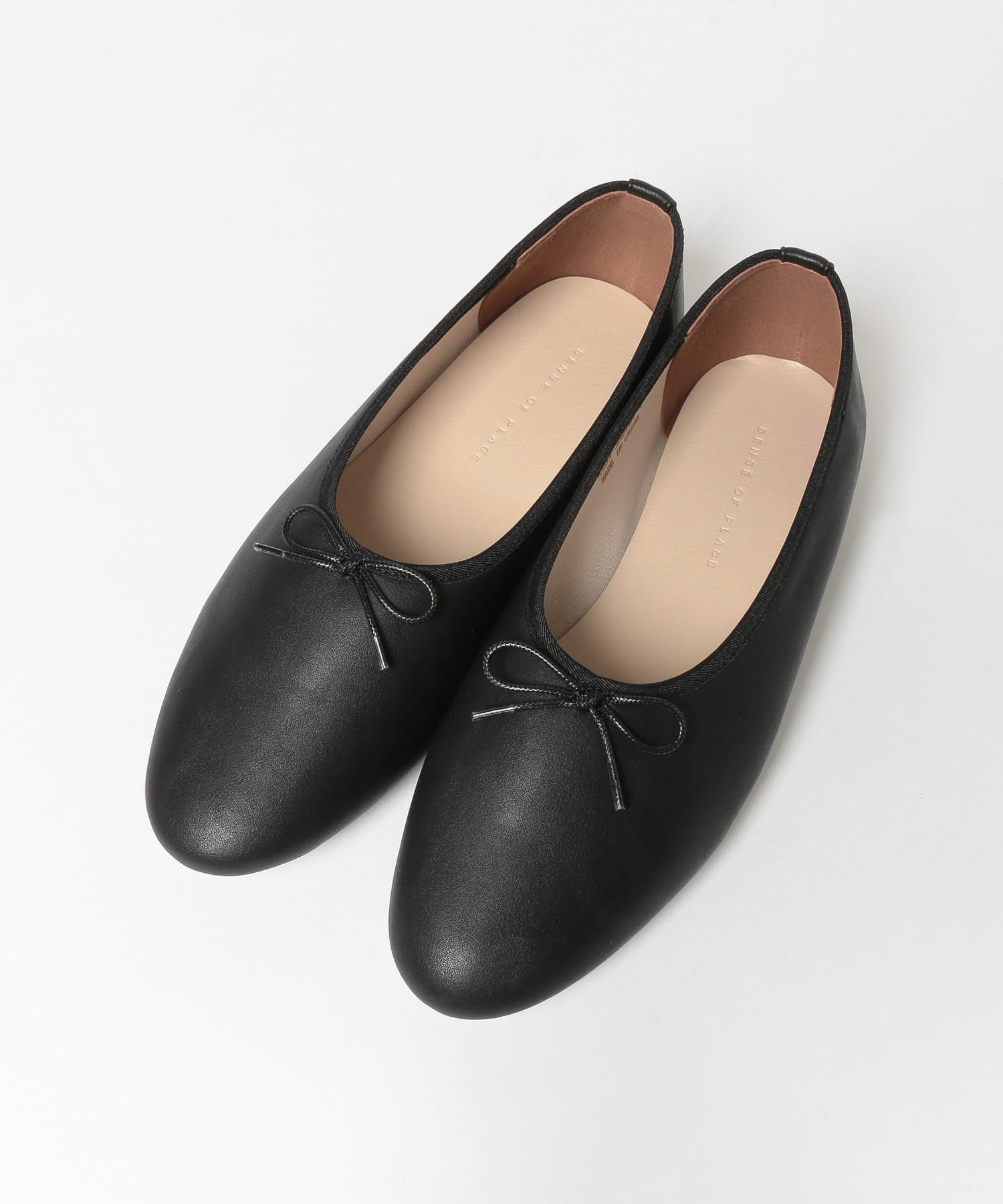 甲深バレエシューズ BLACK M