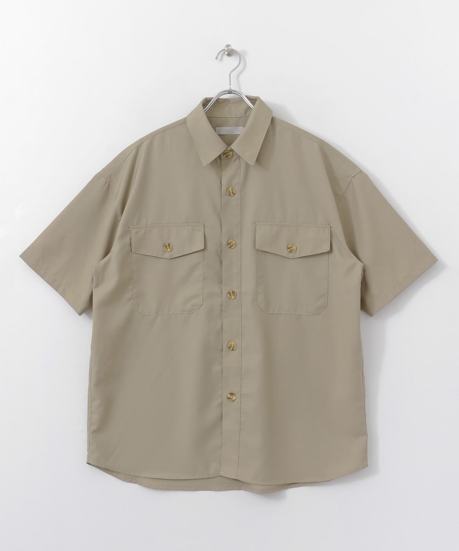 CPOシャツ(5分袖) GREIGE M