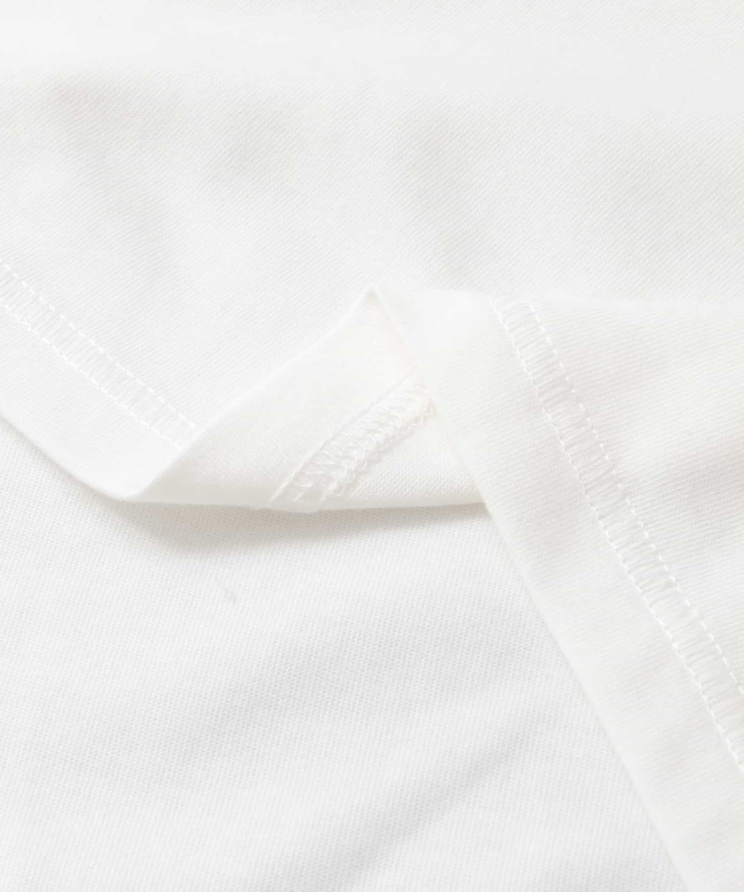 『UR TECH』ツイストショルダーアシメトップ OFF WHITE FREE