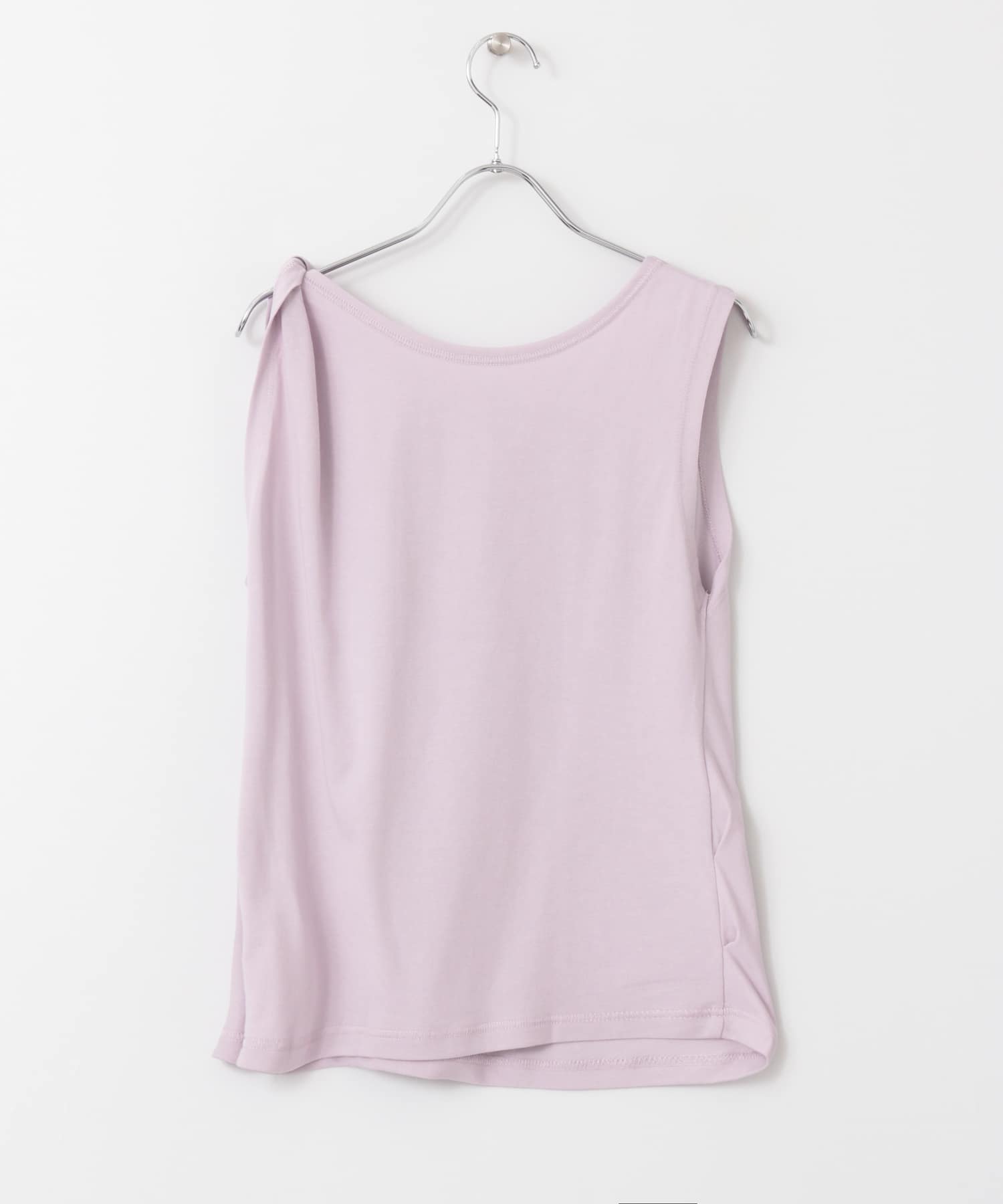 『UR TECH』ツイストショルダーアシメトップ LAVENDER FREE