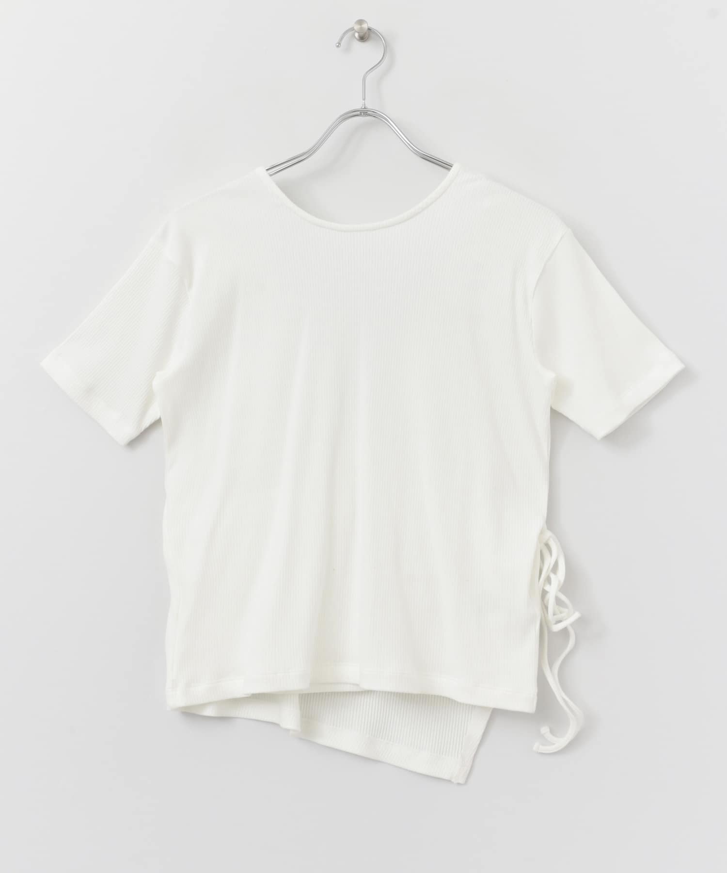 オーガニックコットンバックカシュクールトップ OFF WHITE FREE