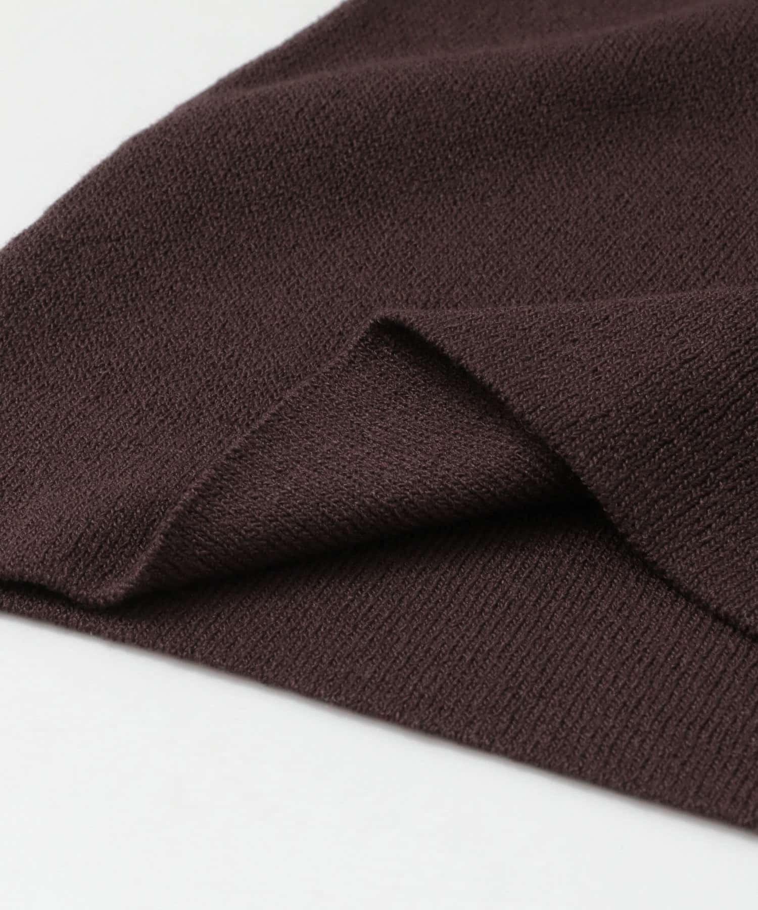 リネンライクニットフレアパンツ BROWN FREE