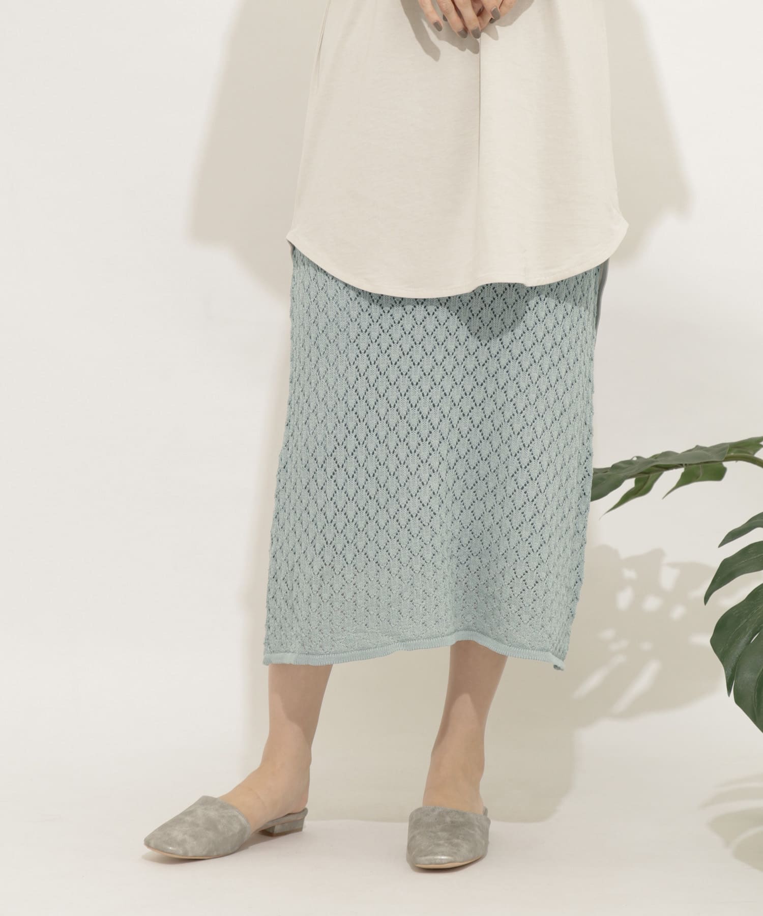 クロシェニットスカート