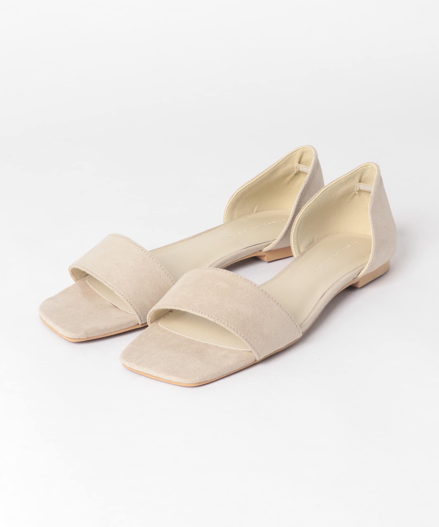 ワンバンドフラットサンダル BEIGE S