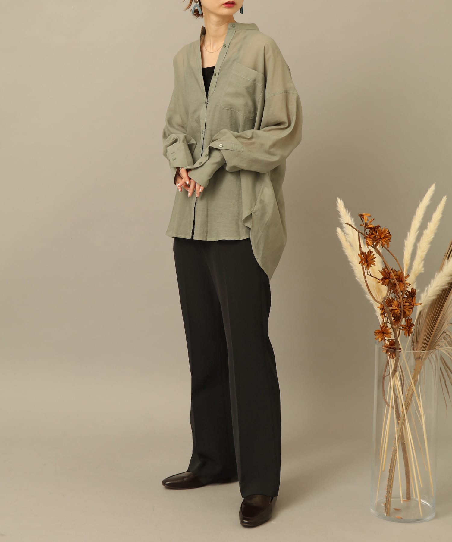 身長：169cm サイズ：L