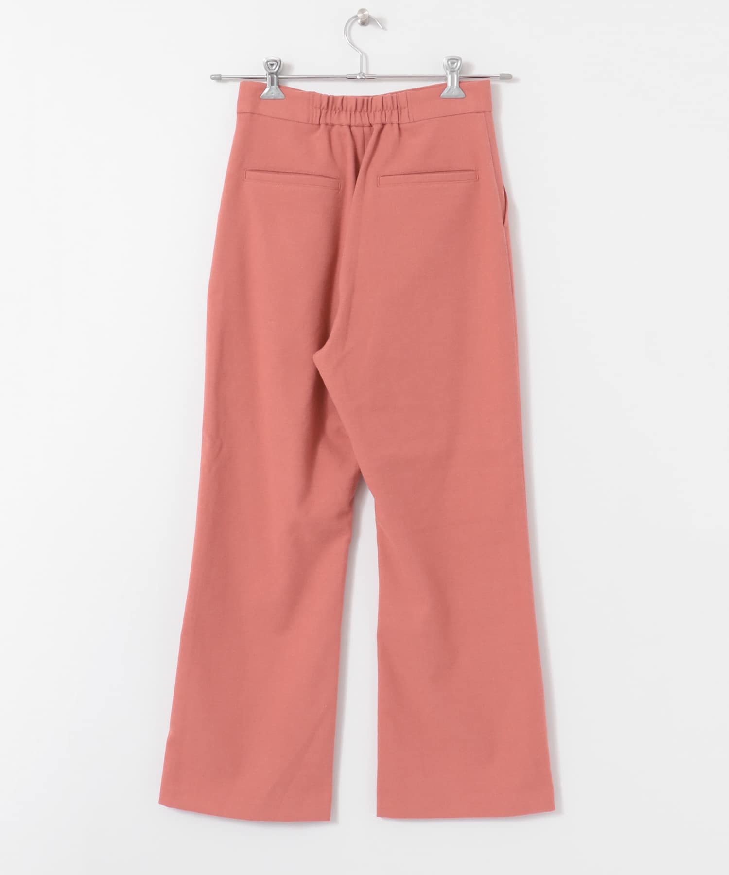 ウールセミフレアクロップドパンツ PINK S