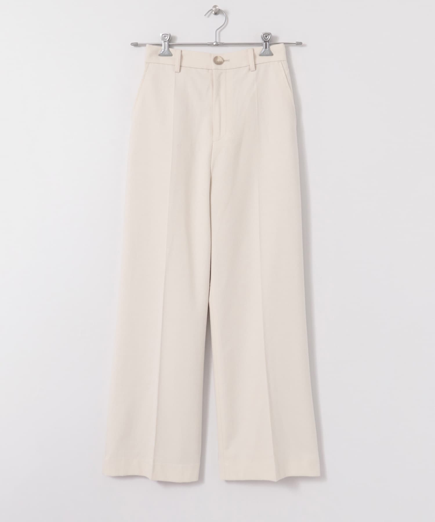 ウールワイドパンツ IVORY M