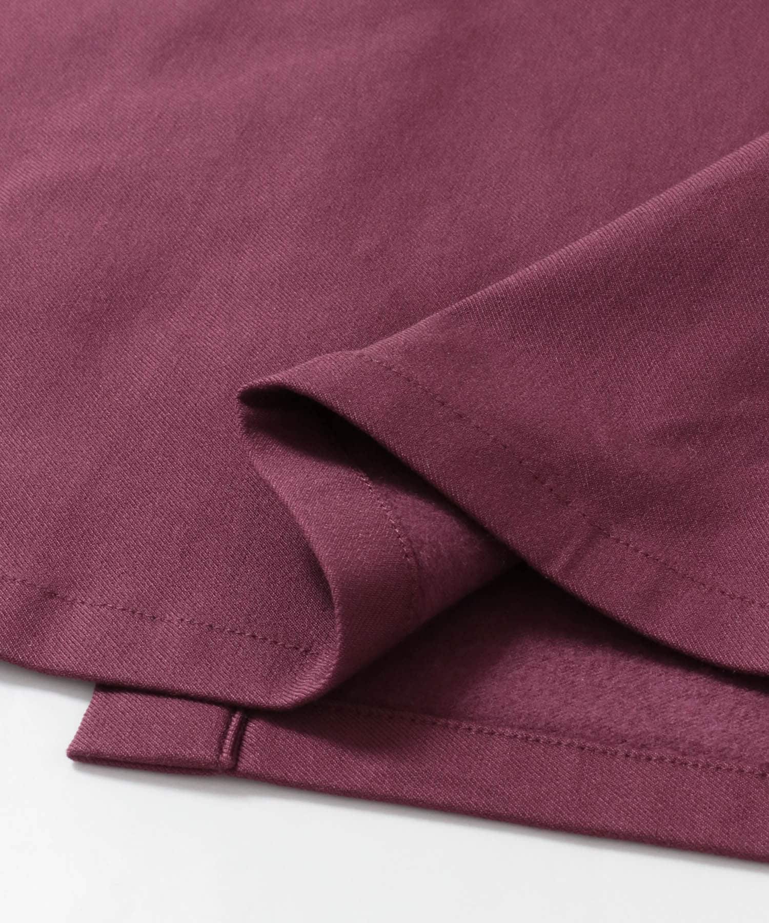 ストレッチサスツキハイウエストスカート BURGUNDY XS