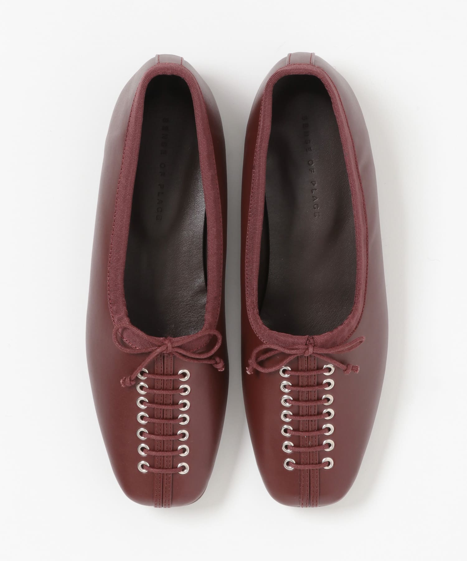 レースアップバレエシューズ BORDEAUX M