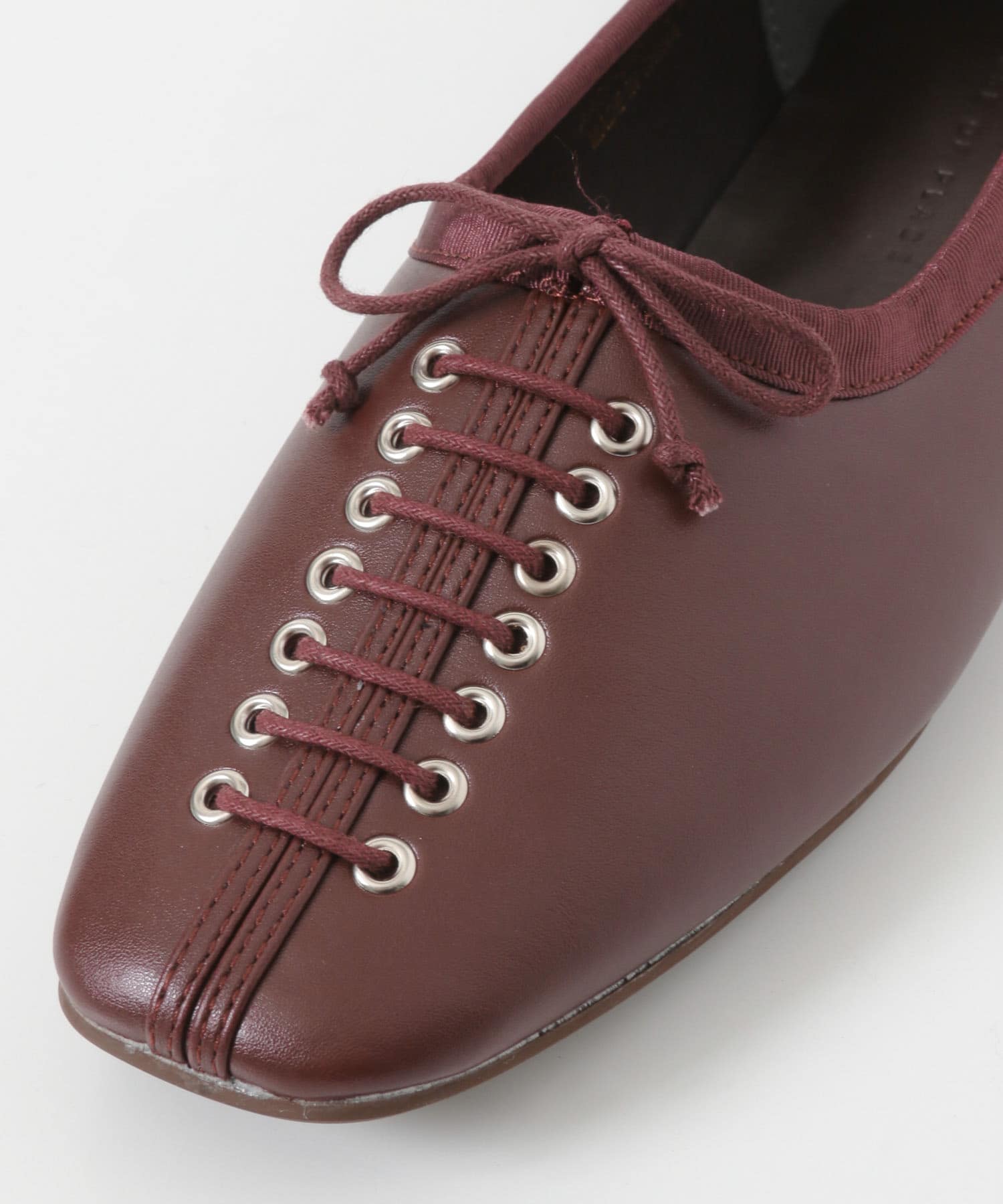 レースアップバレエシューズ BORDEAUX M