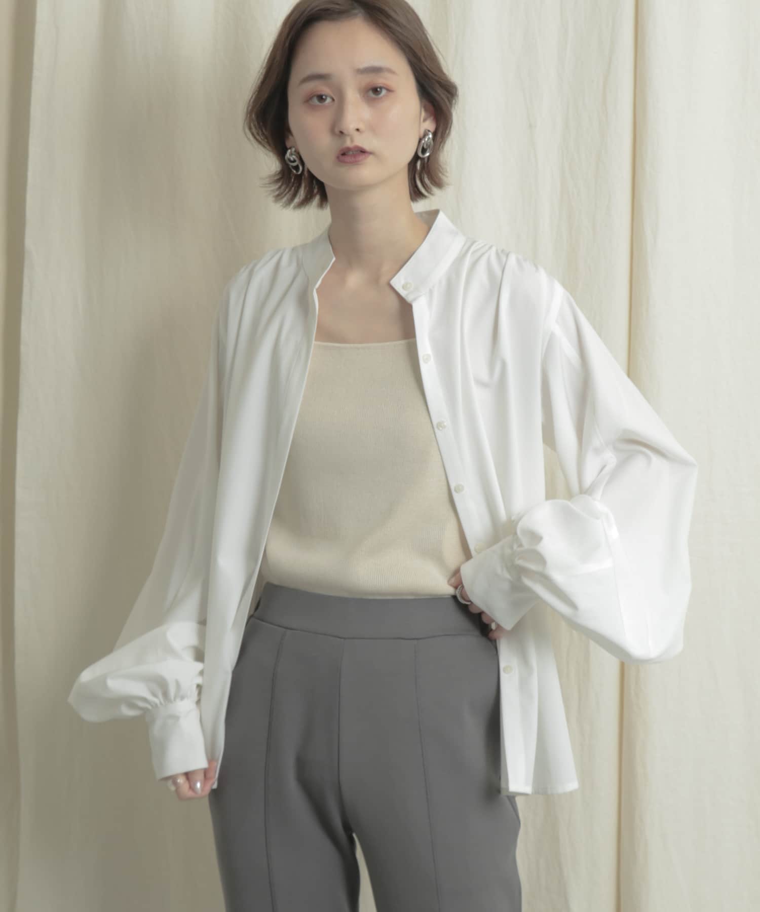 身長：169cm サイズ：one