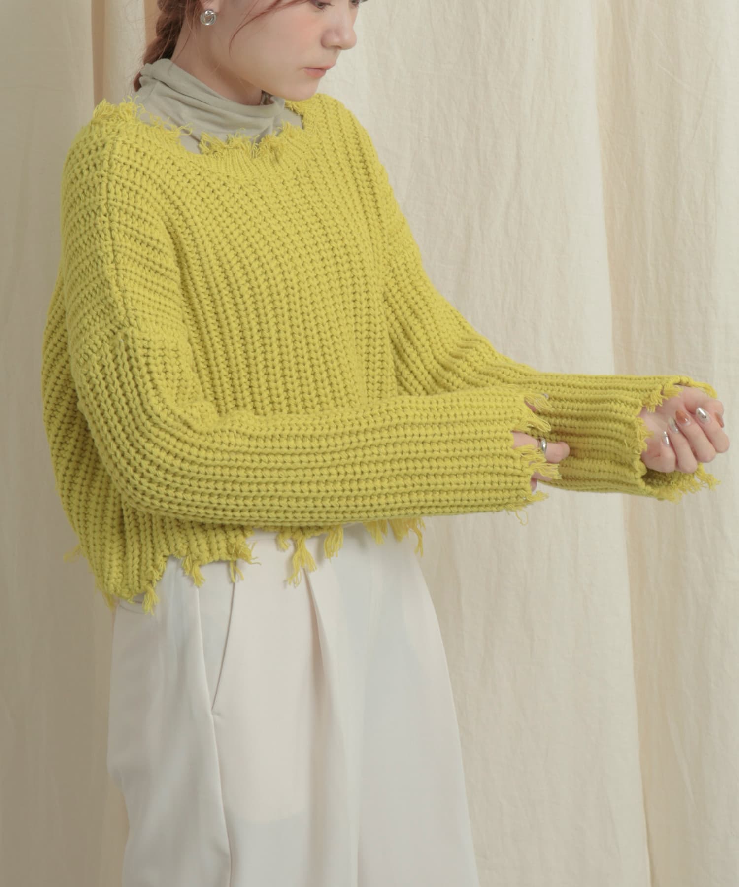 身長：162cm サイズ：one