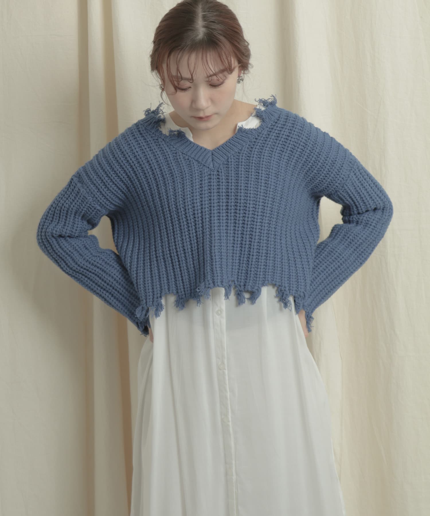 身長：162cm サイズ：one