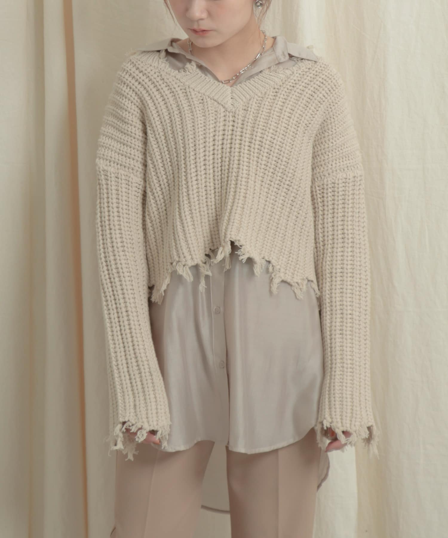 身長：162cm サイズ：one