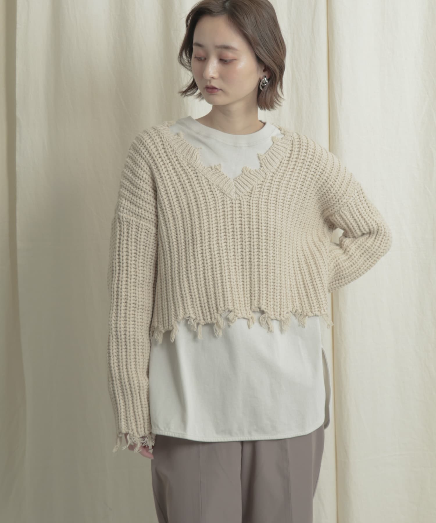 身長：169cm サイズ：one