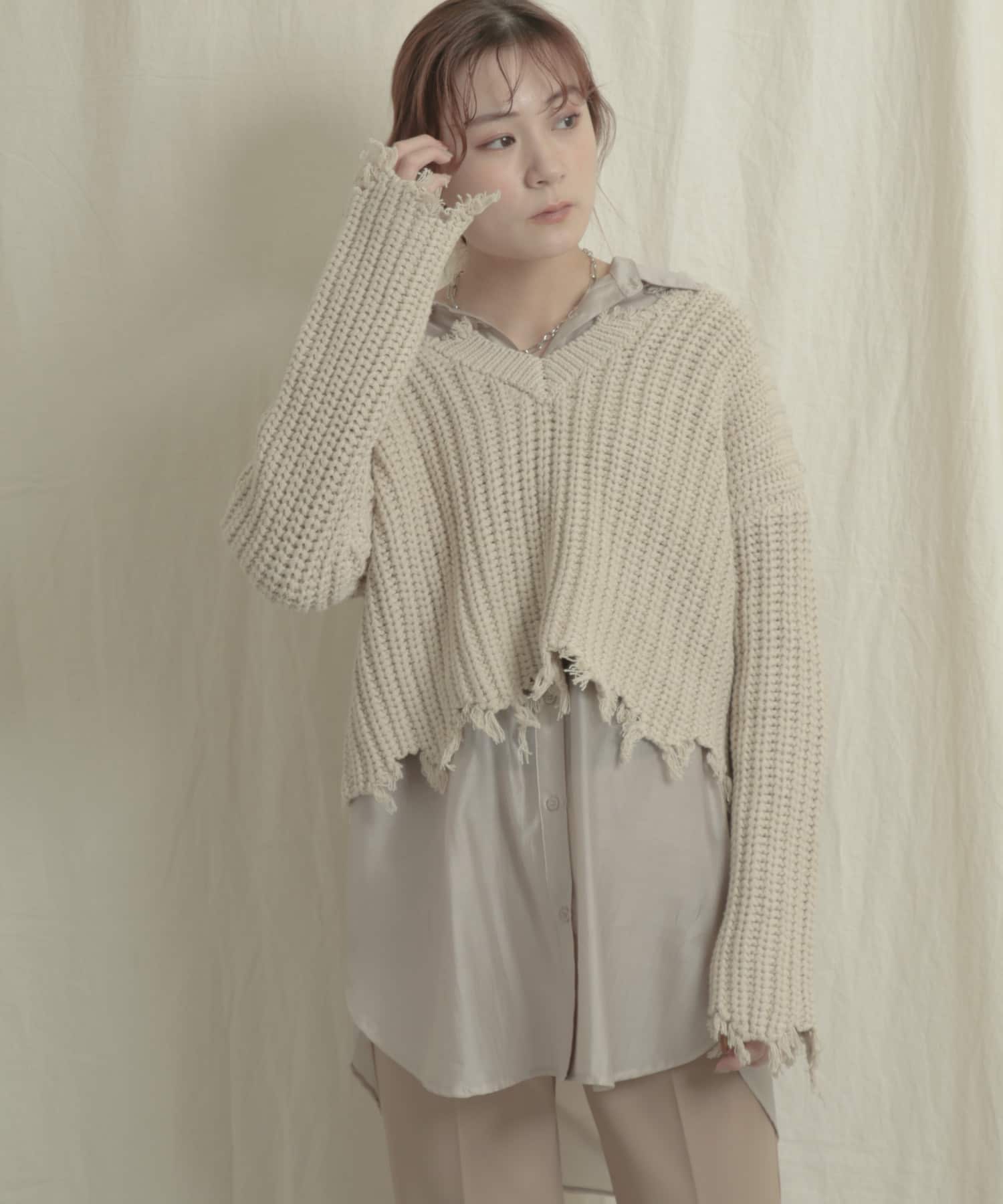 身長：162cm サイズ：one