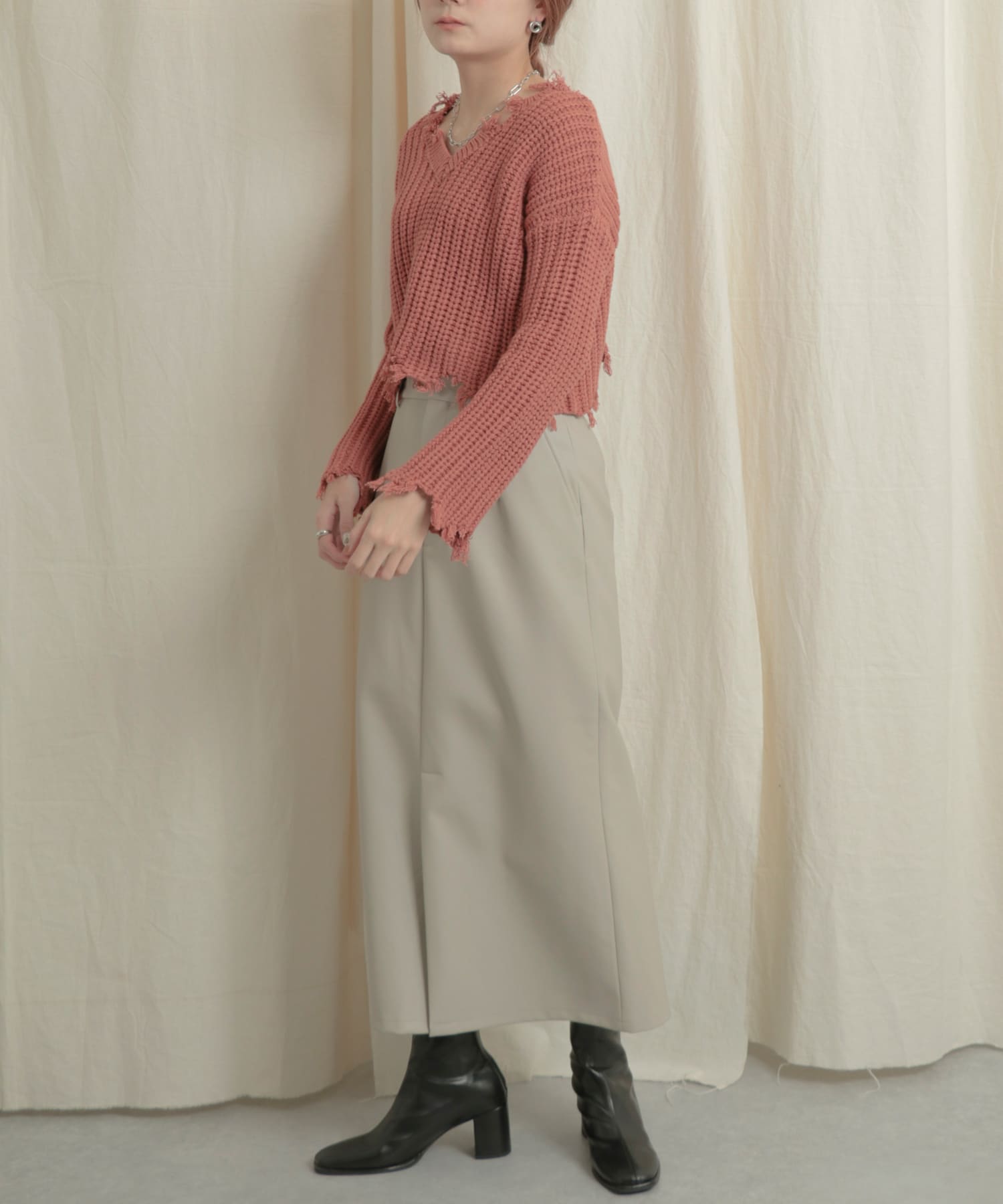 身長：162cm サイズ：one