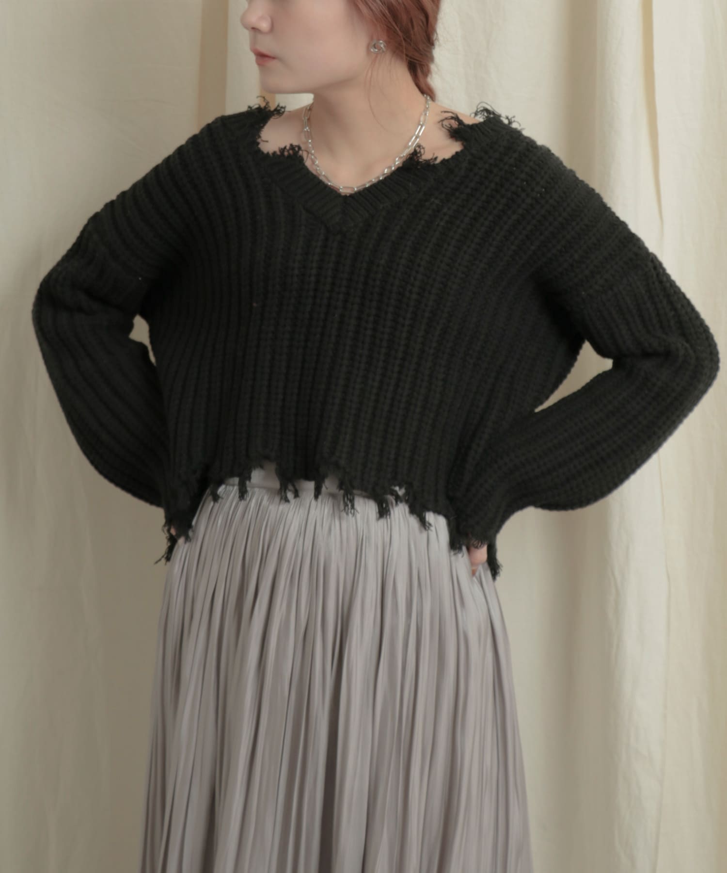 身長：162cm サイズ：one