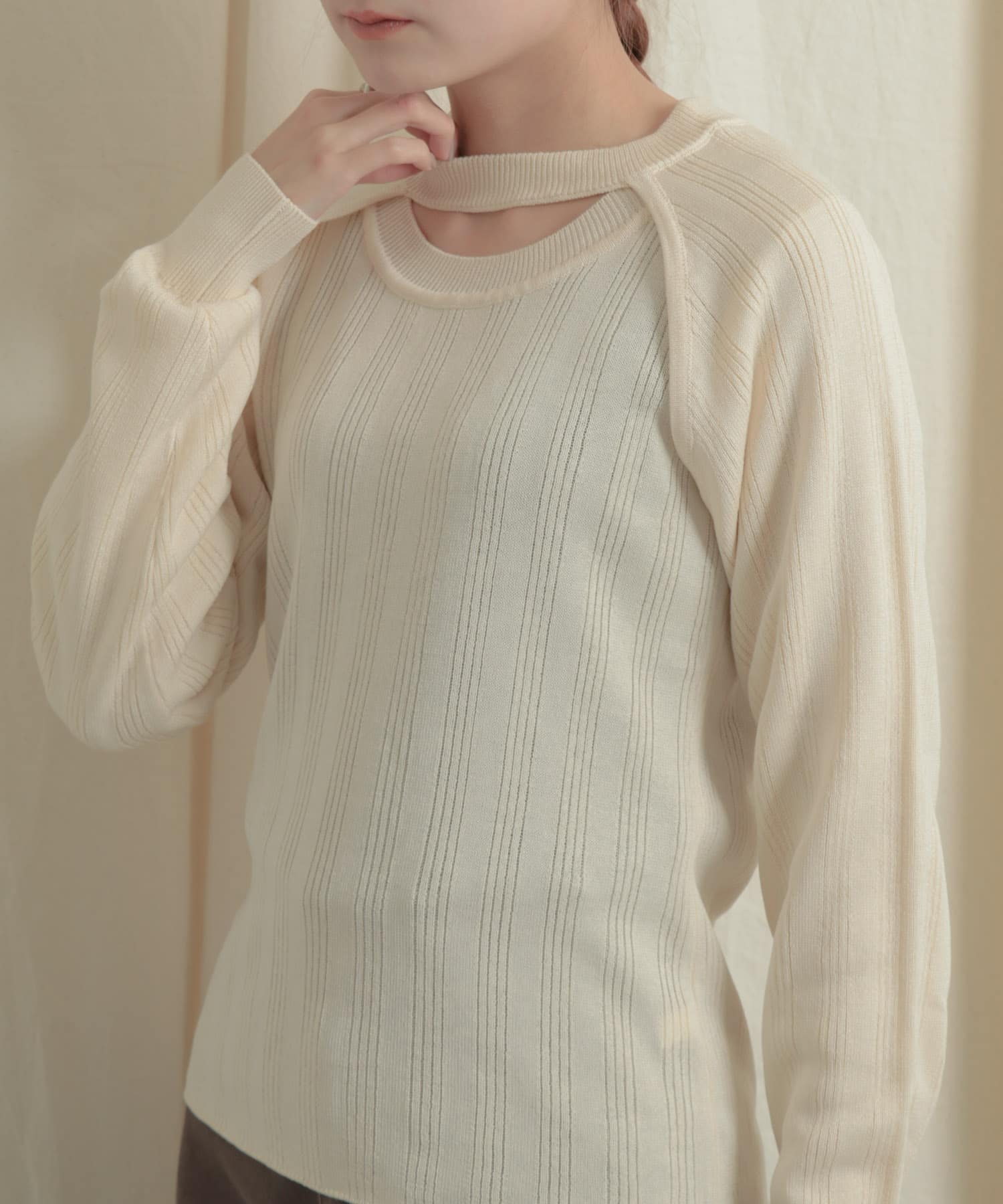 身長：162cm サイズ：one
