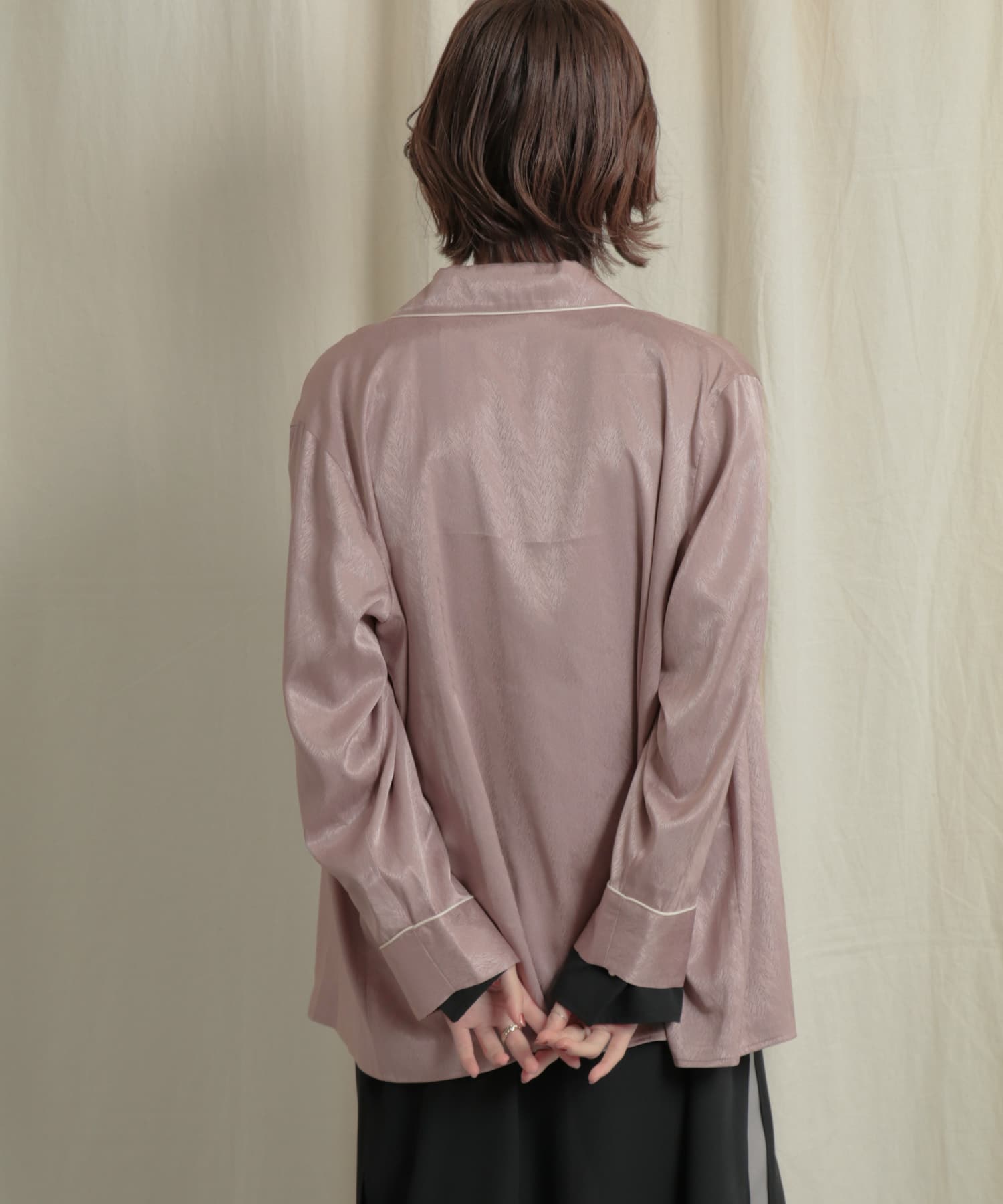 パイピングカイキンシャツ MOCHA one