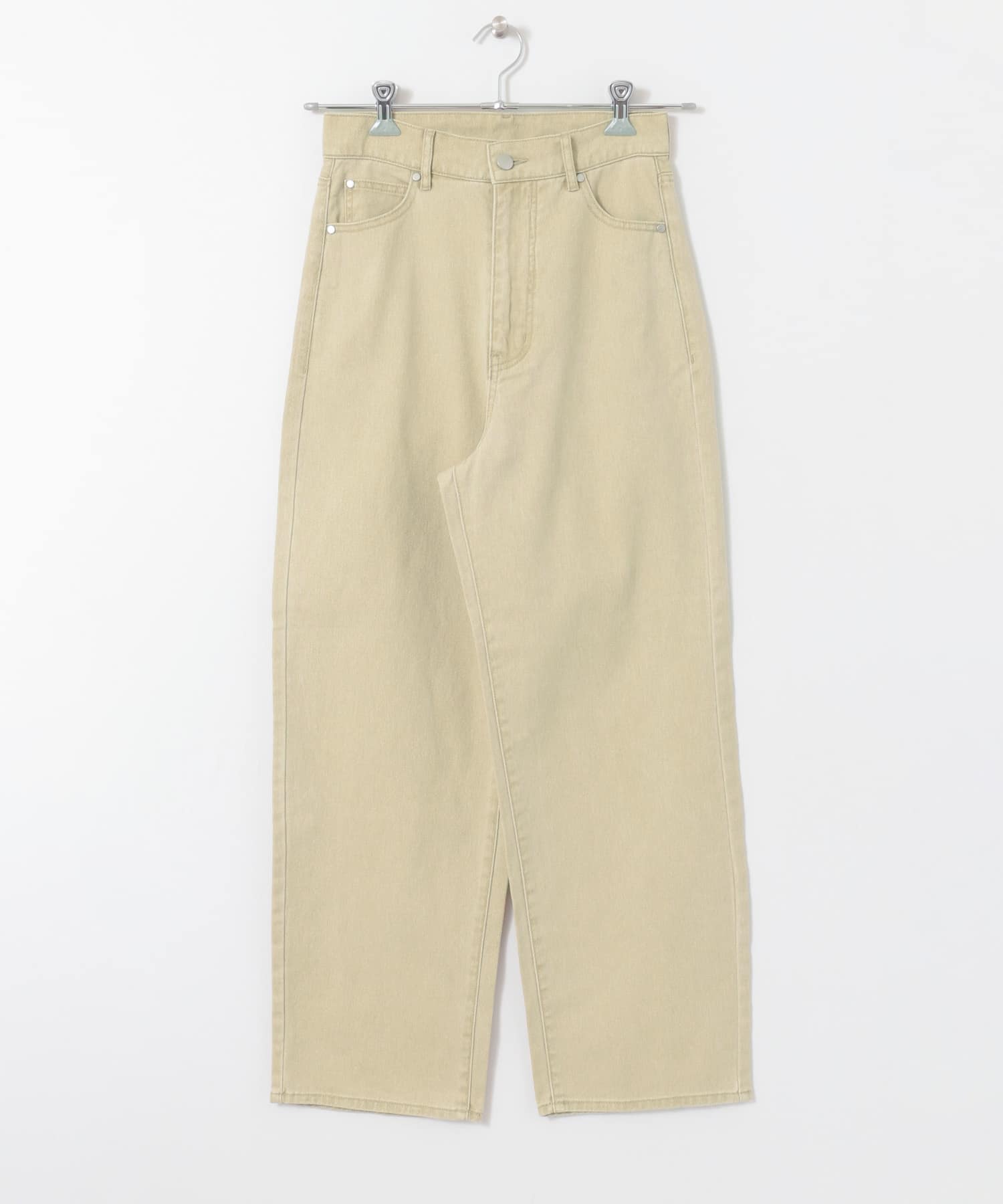 『Tallサイズあり』カラーカツラギパンツ L.OLIVE TALL