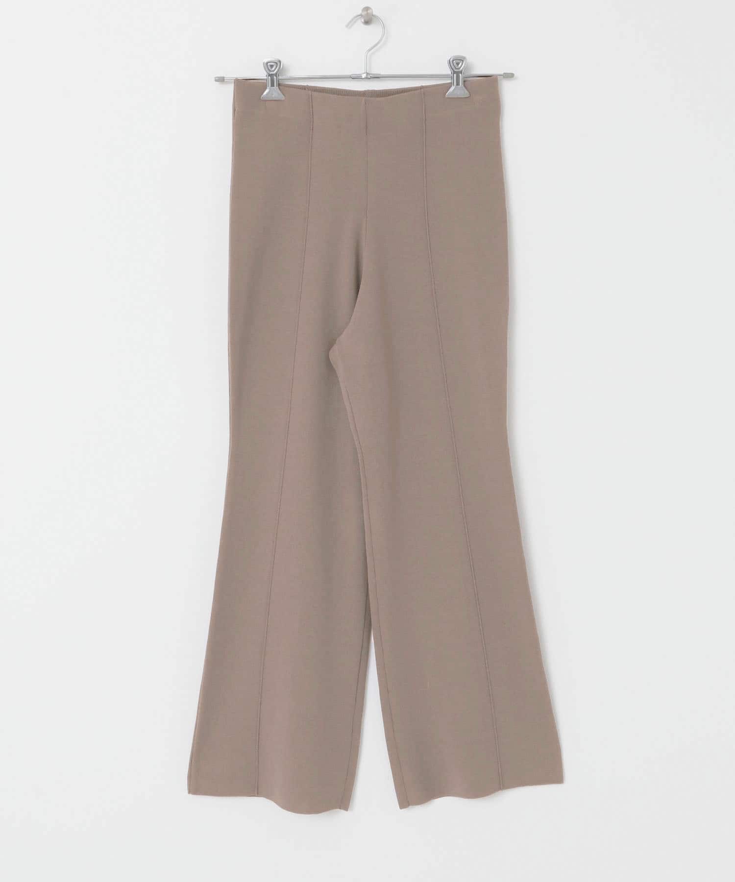 センターシームニットパンツ MOCHA one