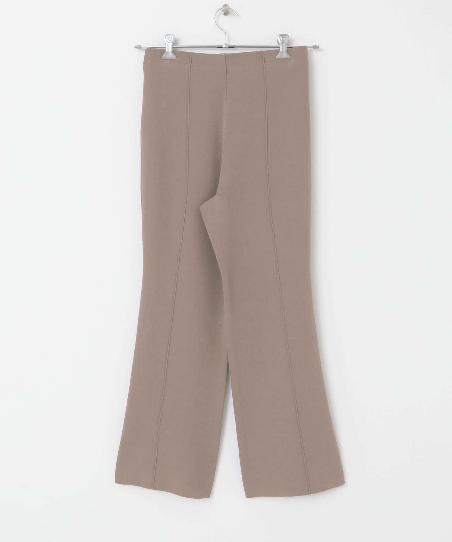 センターシームニットパンツ MOCHA one