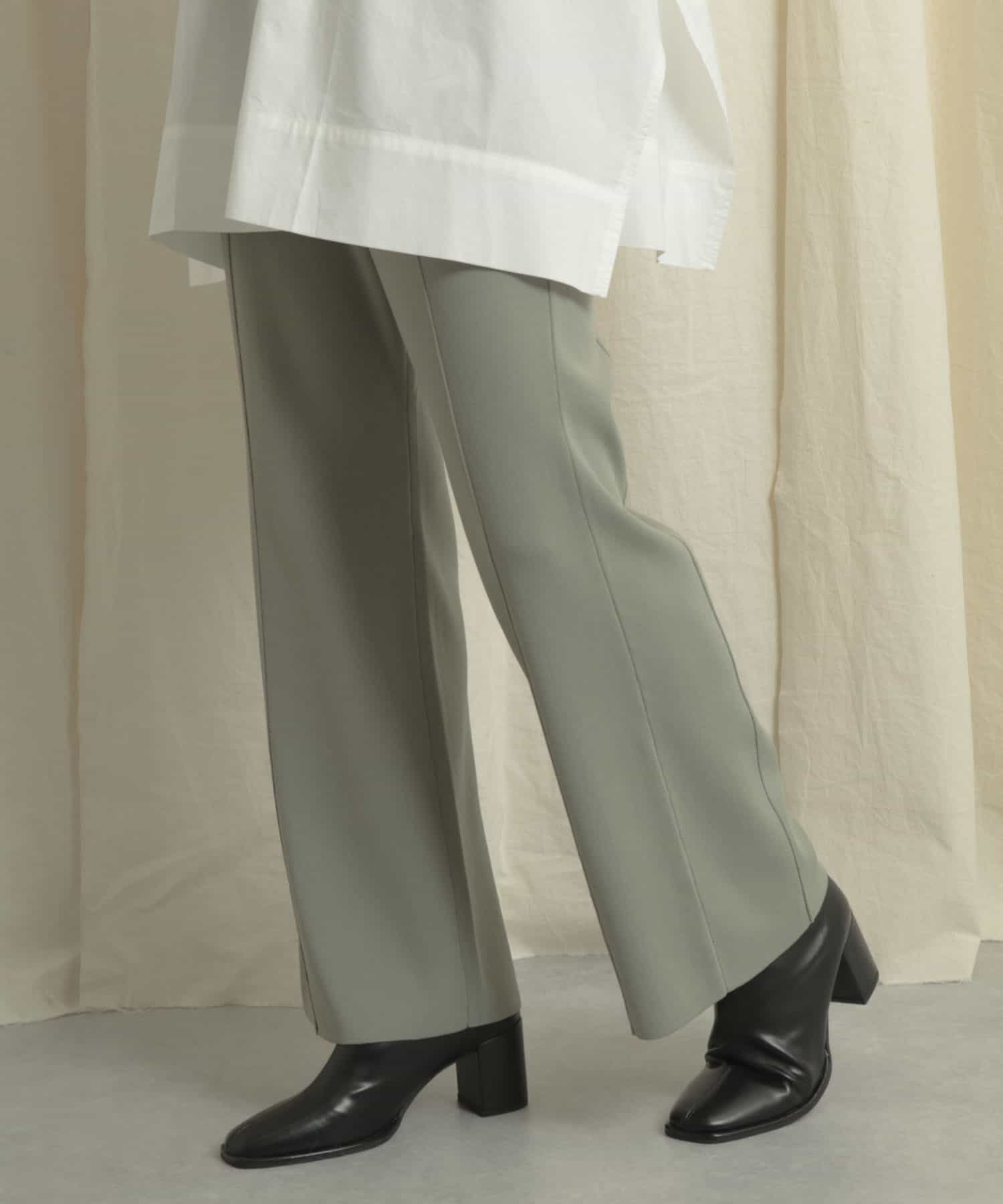 センターシームニットパンツ L.KHAKI one