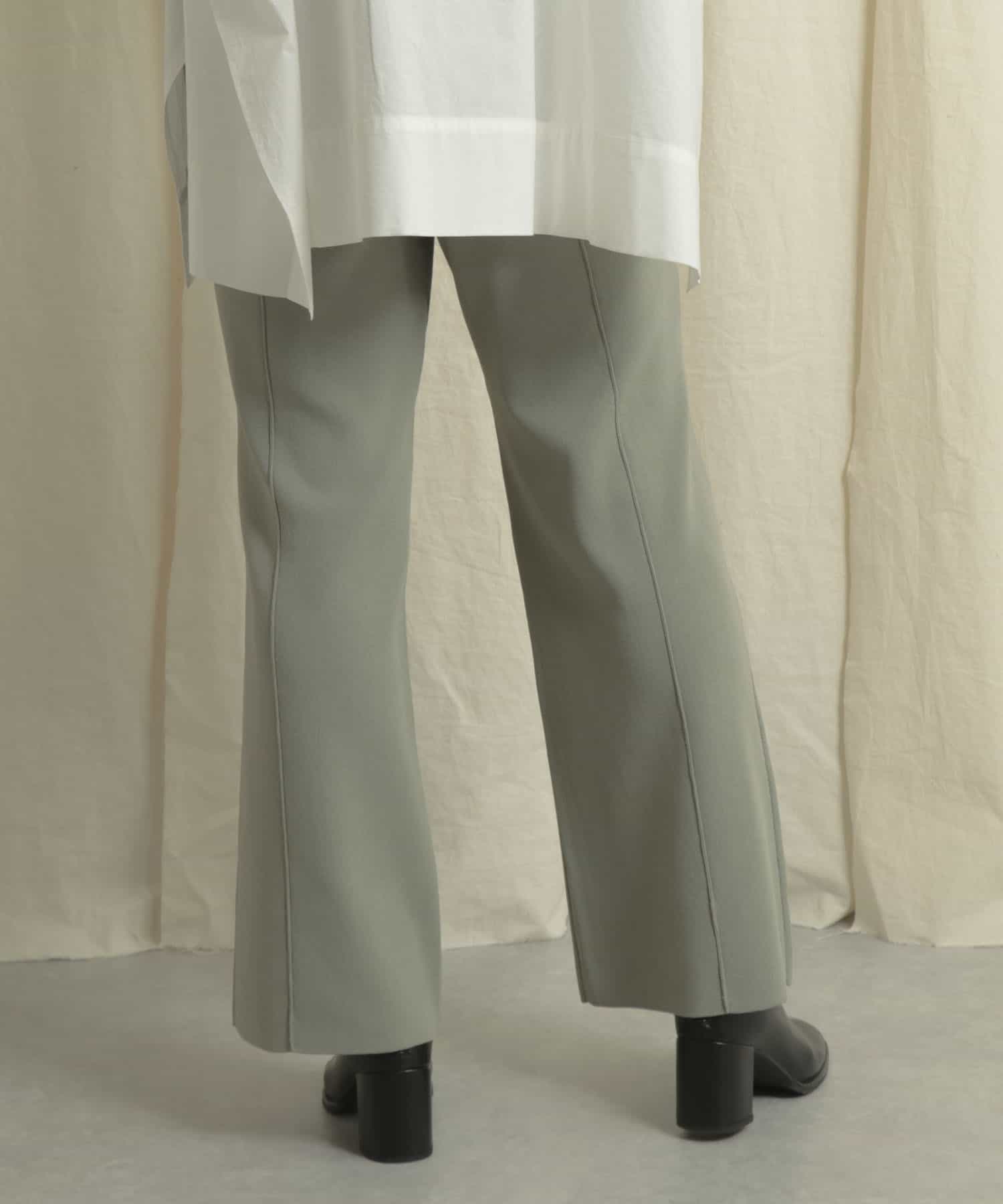 センターシームニットパンツ L.KHAKI one