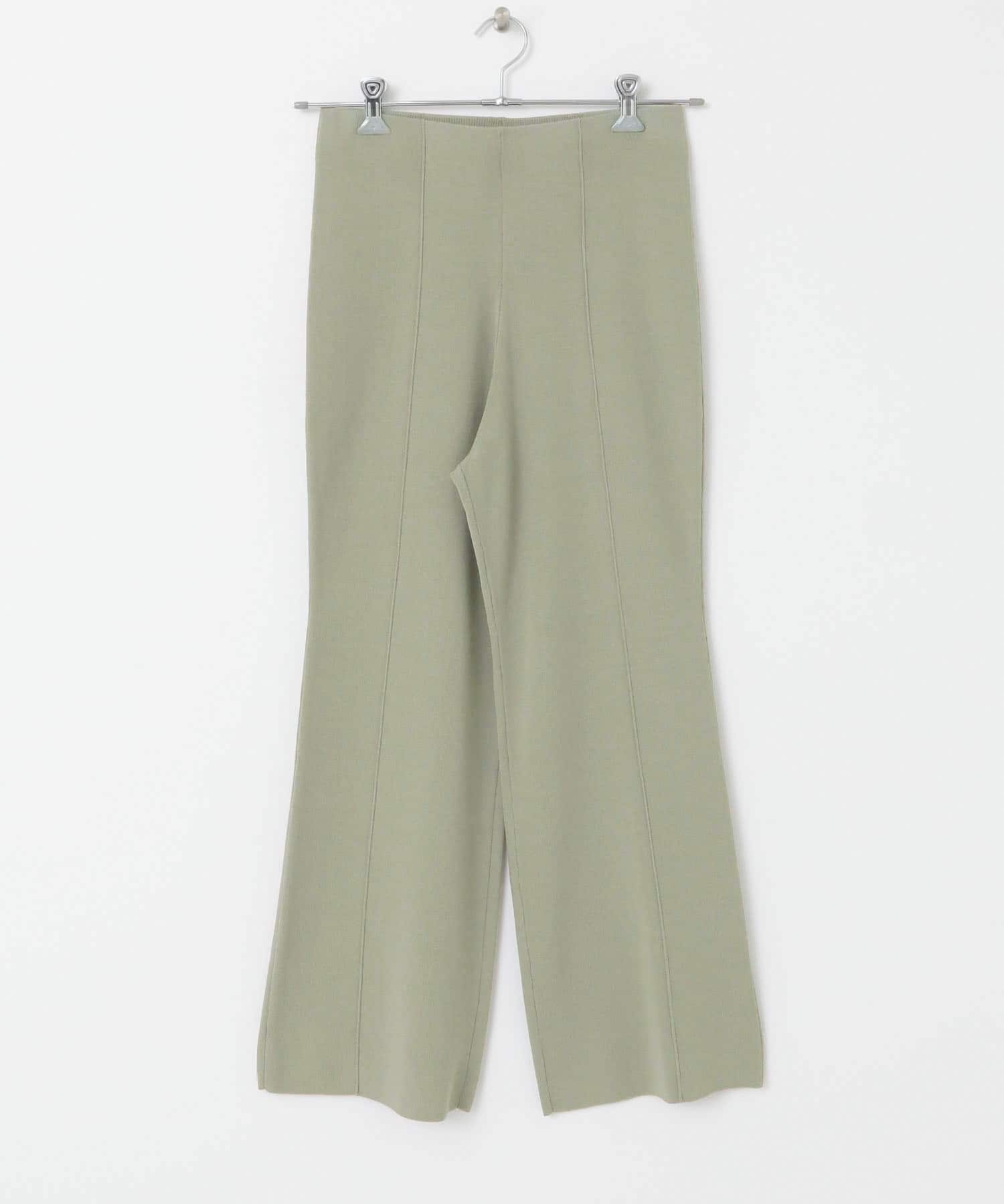 センターシームニットパンツ L.KHAKI one