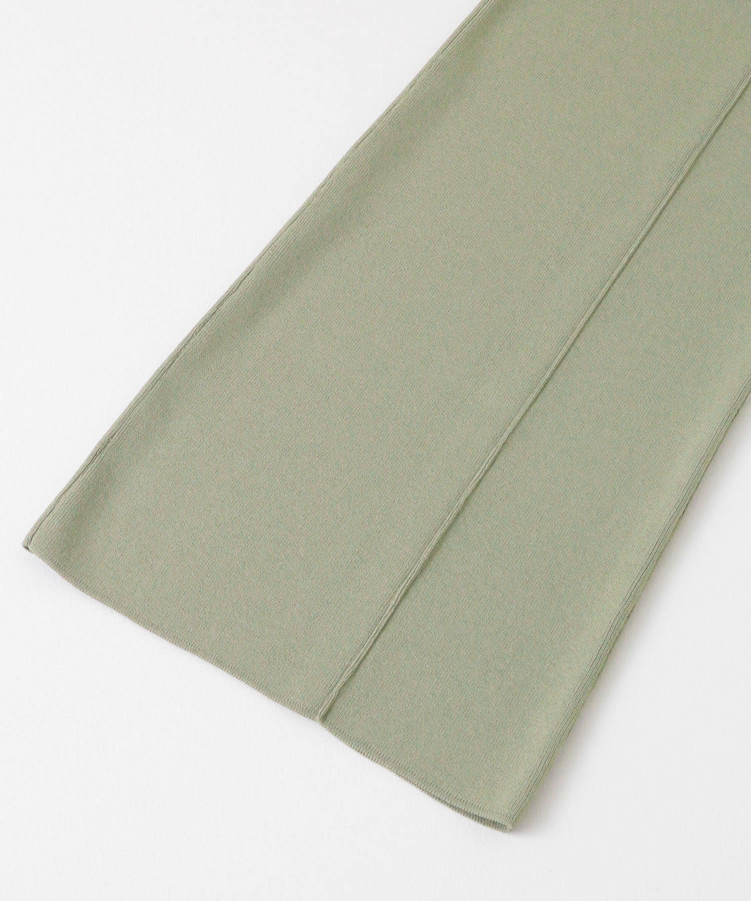 センターシームニットパンツ L.KHAKI one