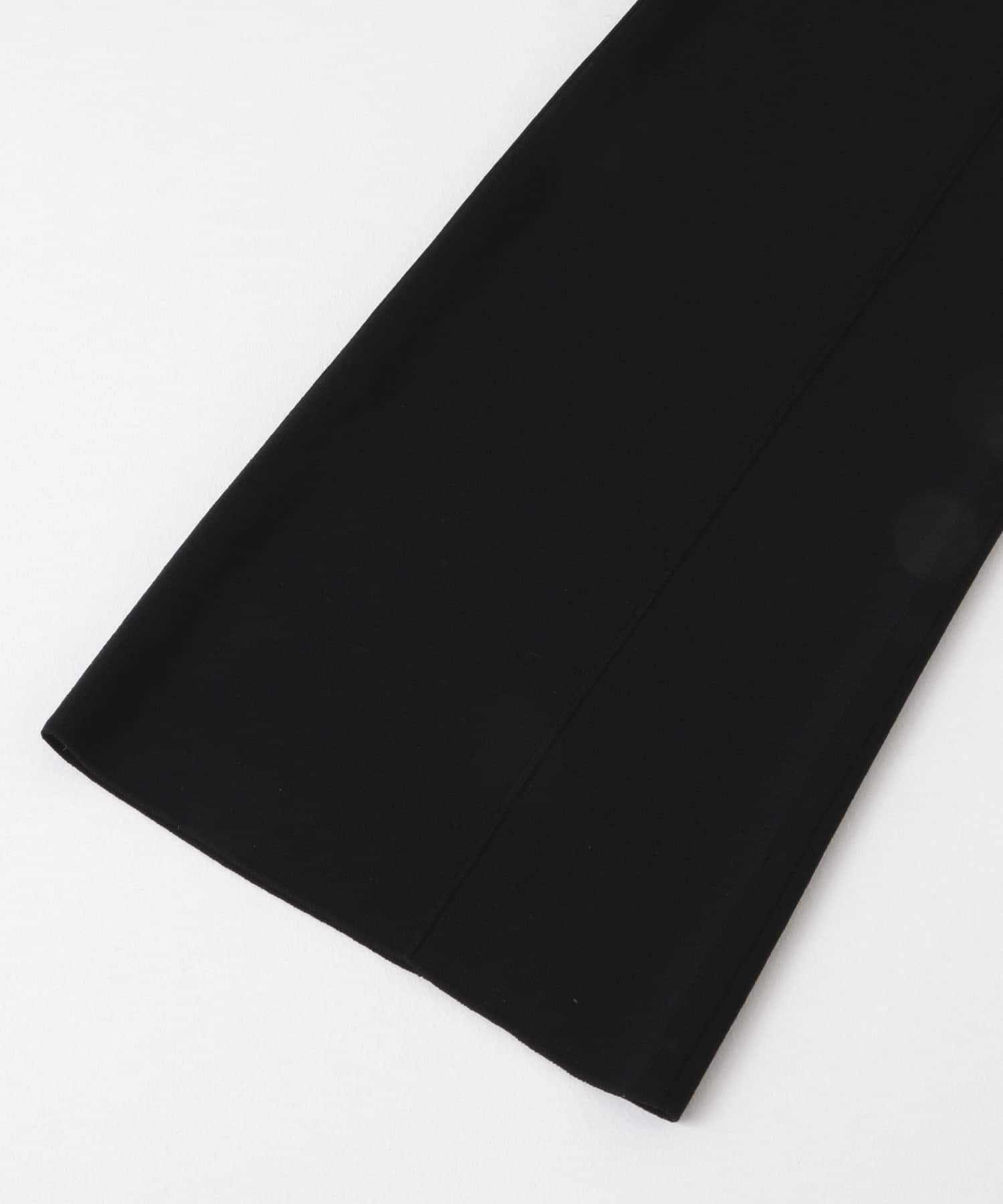 センターシームニットパンツ BLACK one