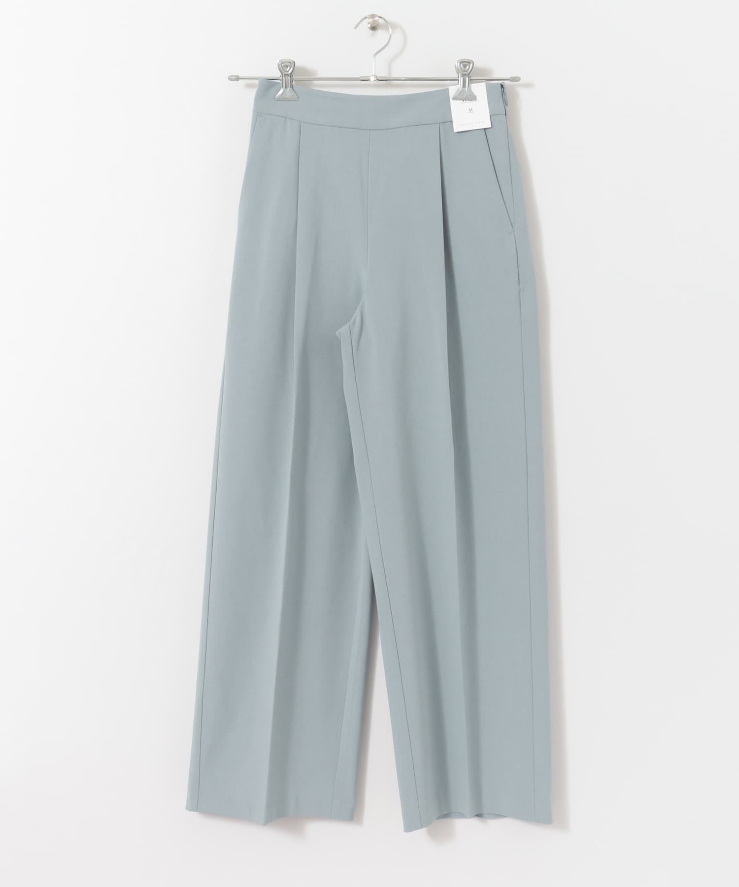 『Tallサイズあり』ワイドスラックスパンツ L.BLUE XS