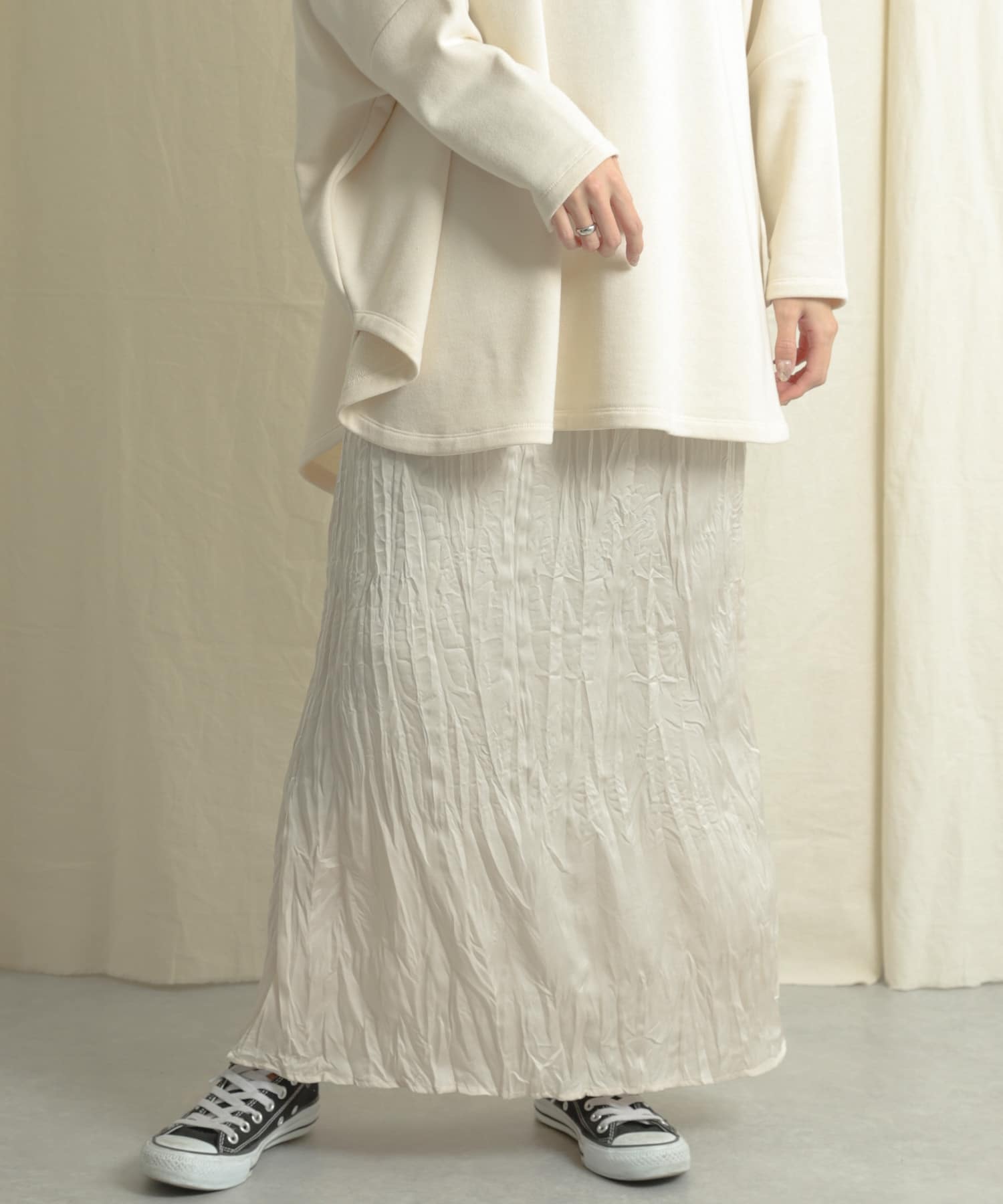身長：162cm サイズ：one